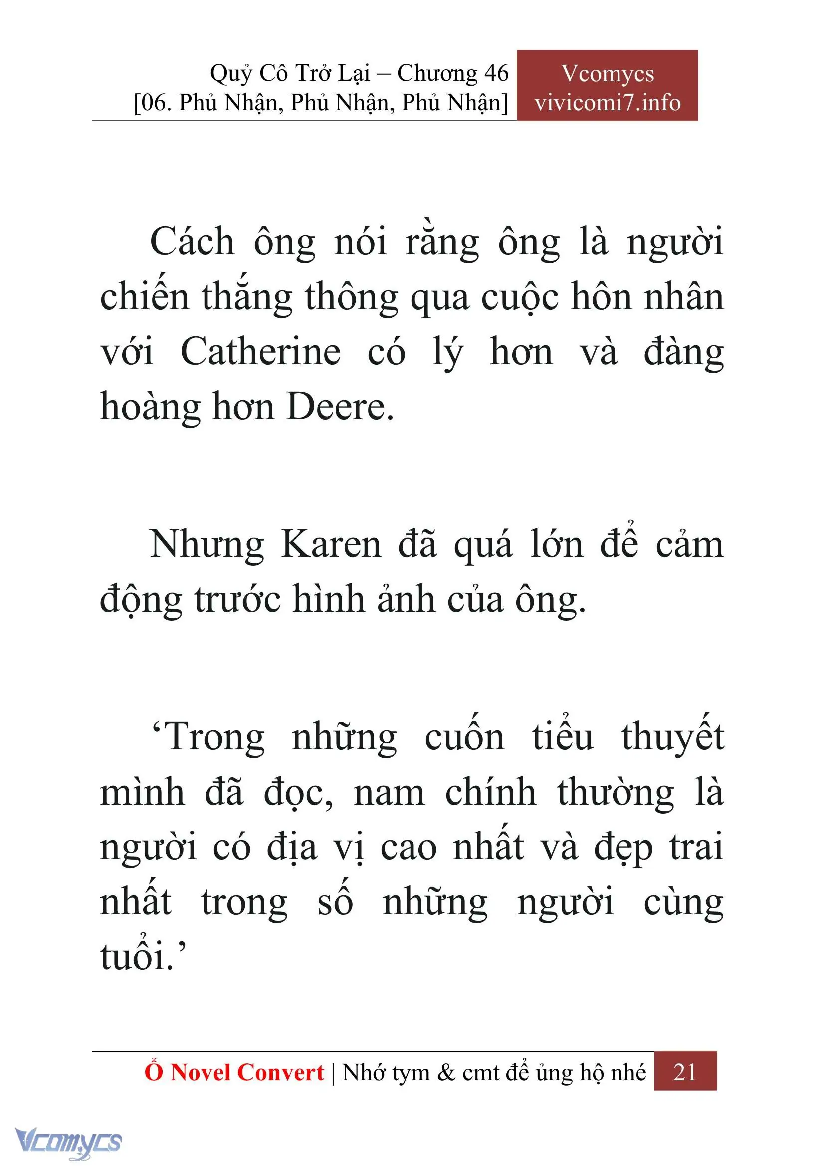 [Novel] Quý Cô Trở Lại Chapter 46 - Trang 24