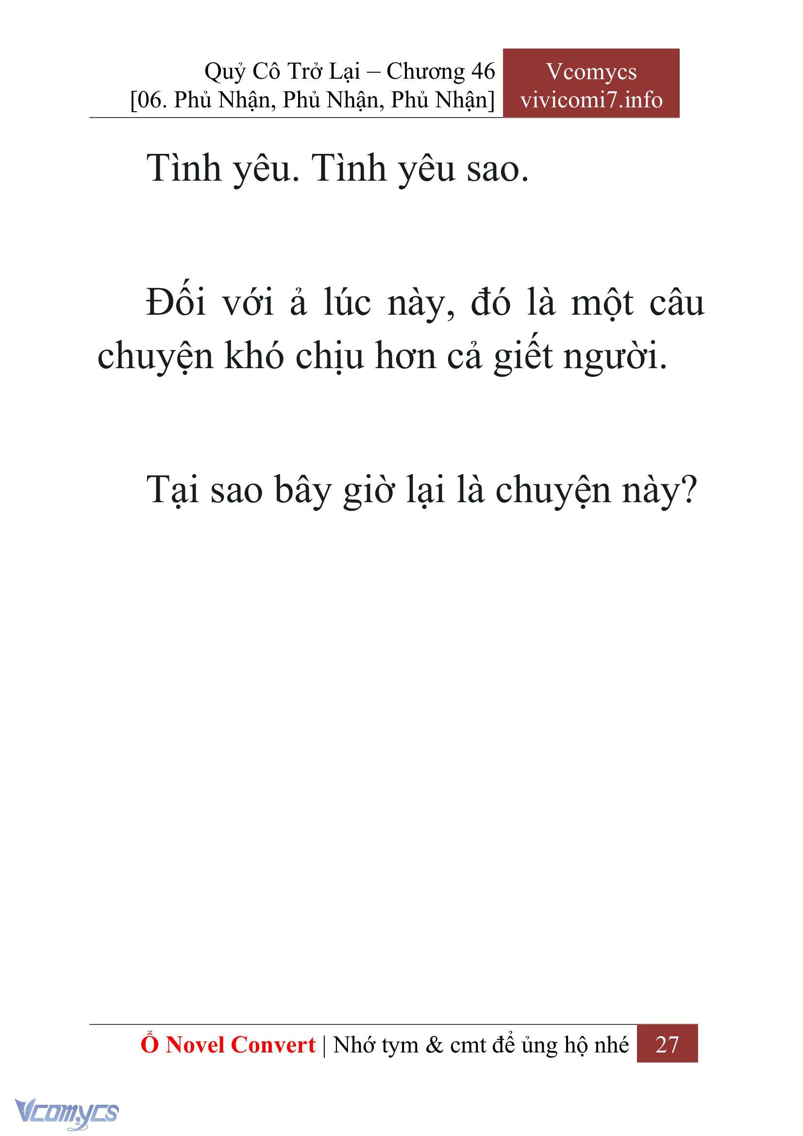 [Novel] Quý Cô Trở Lại Chapter 46 - Trang 30