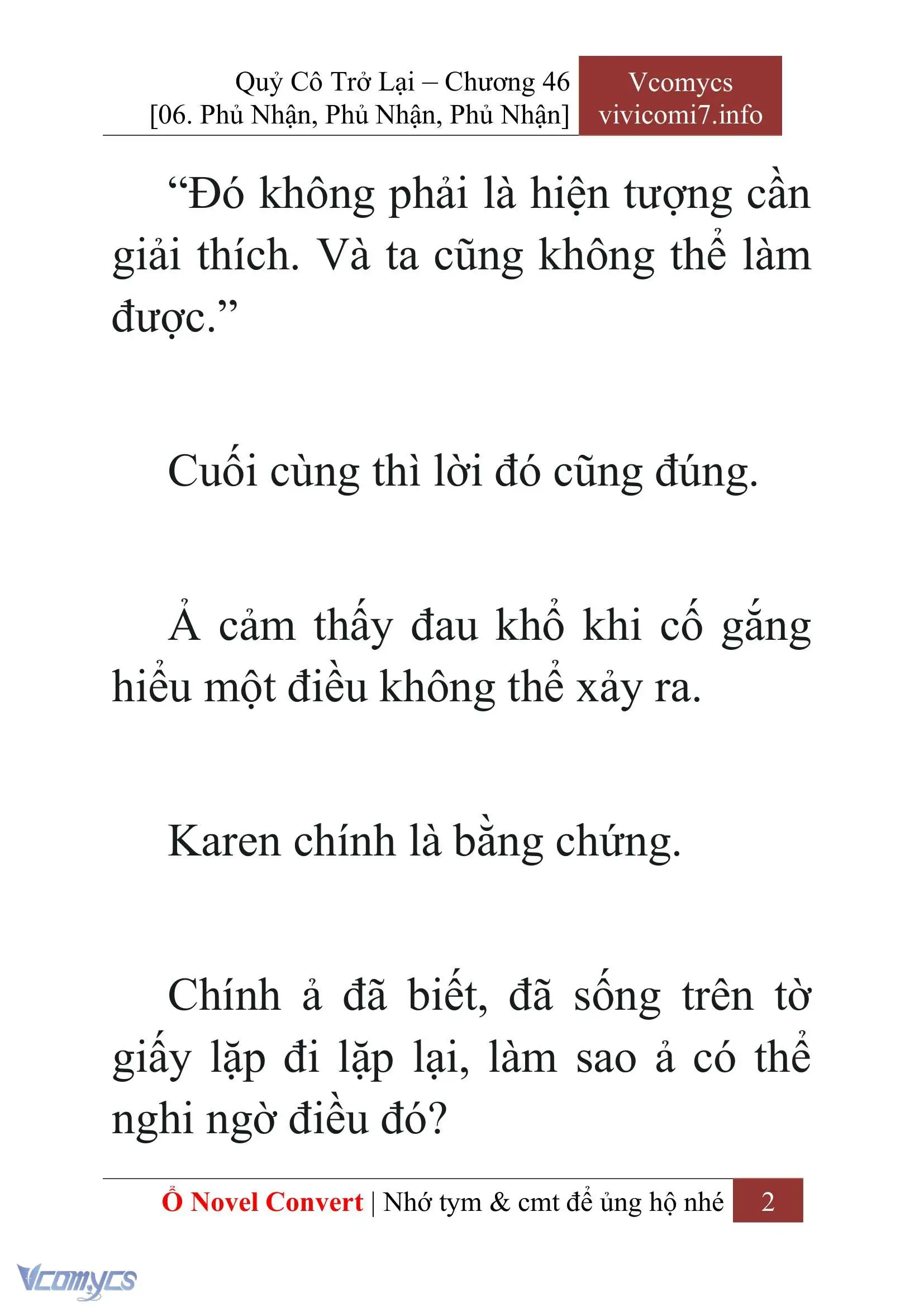 [Novel] Quý Cô Trở Lại Chapter 46 - Trang 5