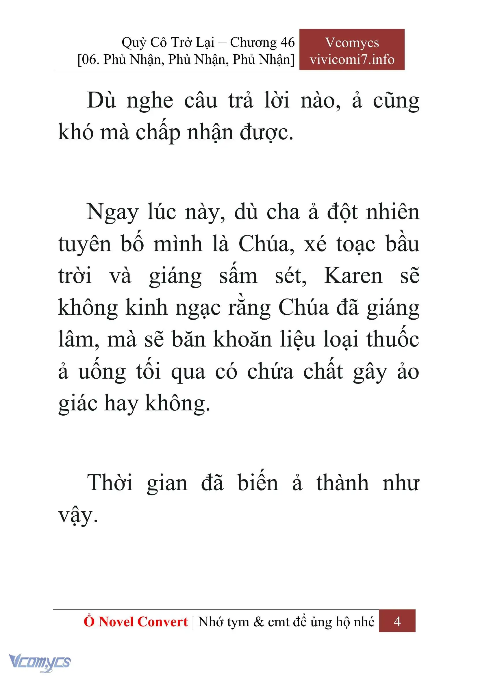 [Novel] Quý Cô Trở Lại Chapter 46 - Trang 7
