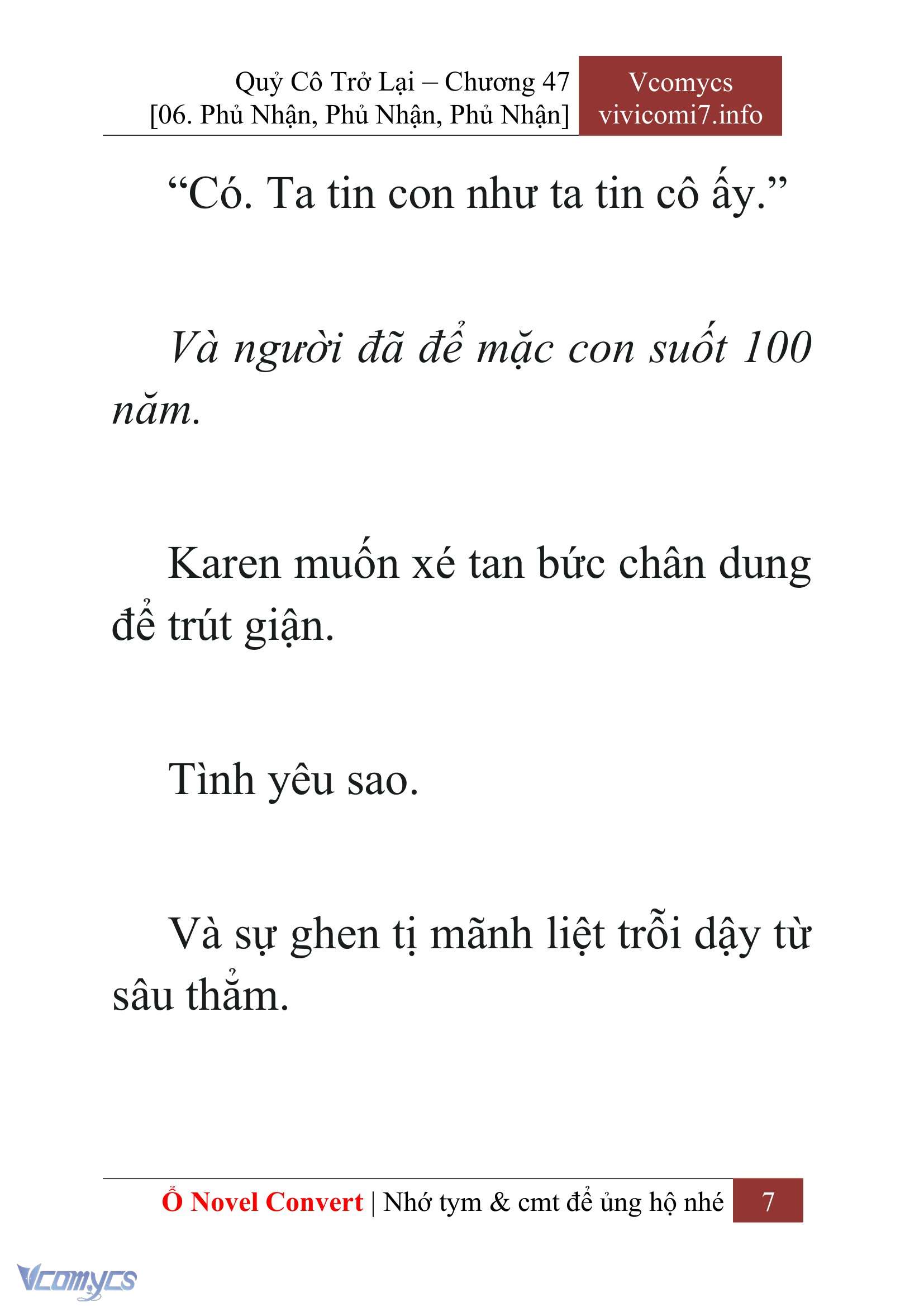 [Novel] Quý Cô Trở Lại Chapter 47 - Trang 10
