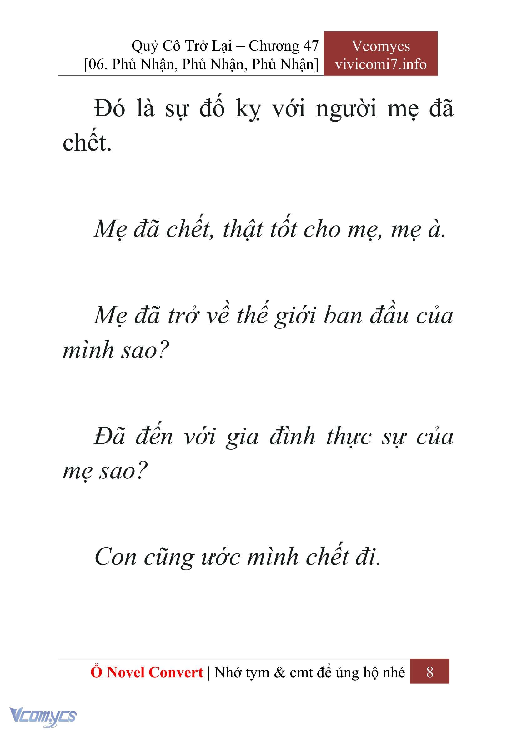 [Novel] Quý Cô Trở Lại Chapter 47 - Trang 11