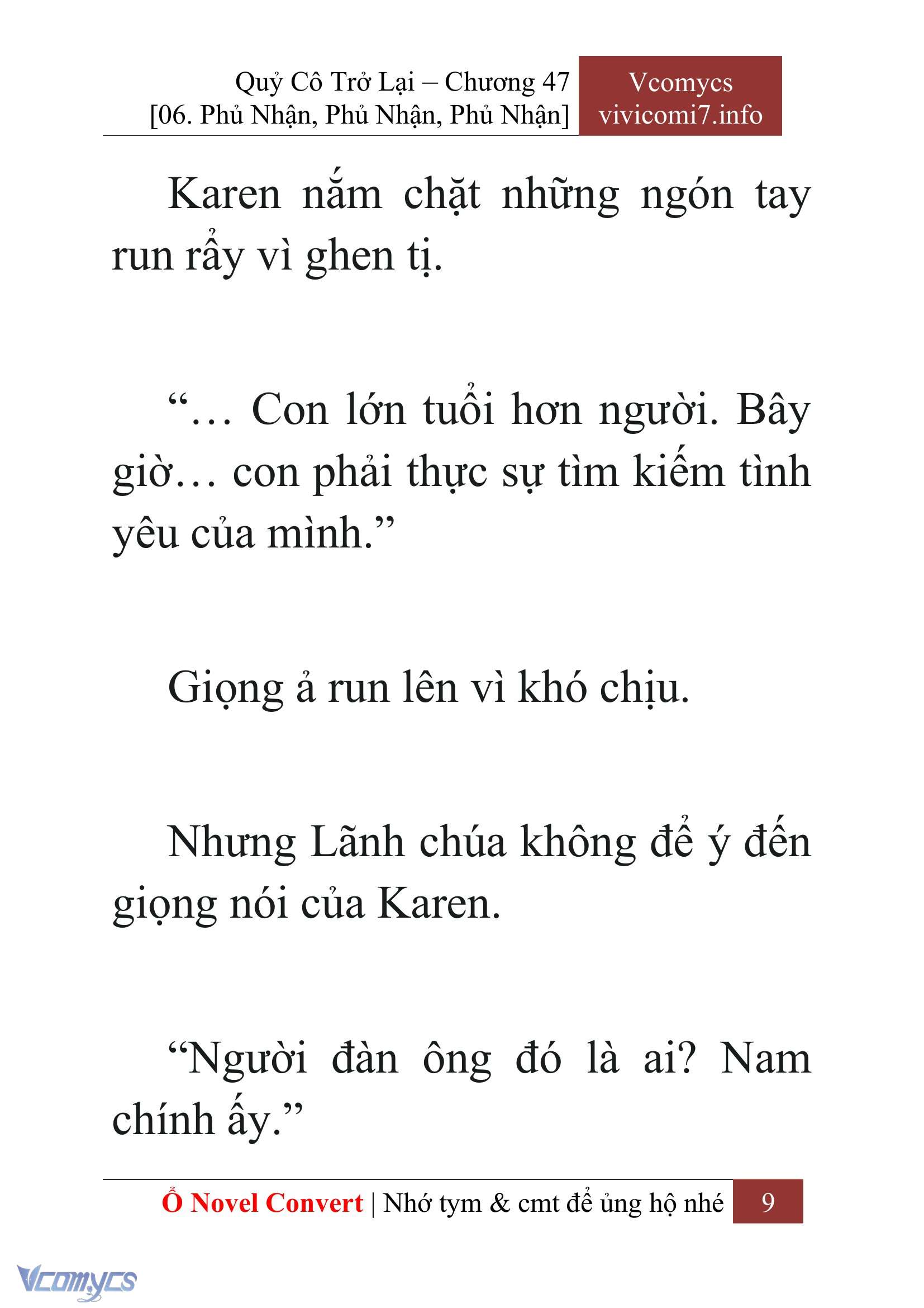 [Novel] Quý Cô Trở Lại Chapter 47 - Trang 12