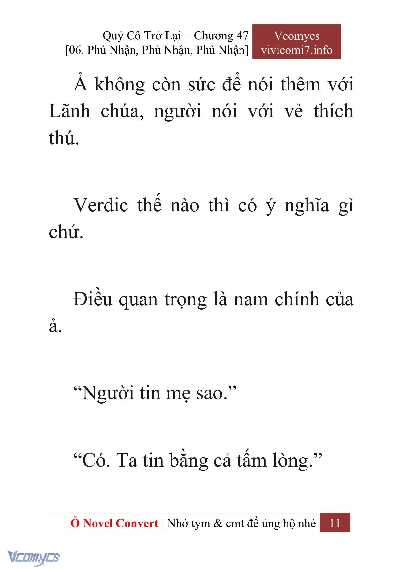[Novel] Quý Cô Trở Lại Chapter 47 - Trang 14