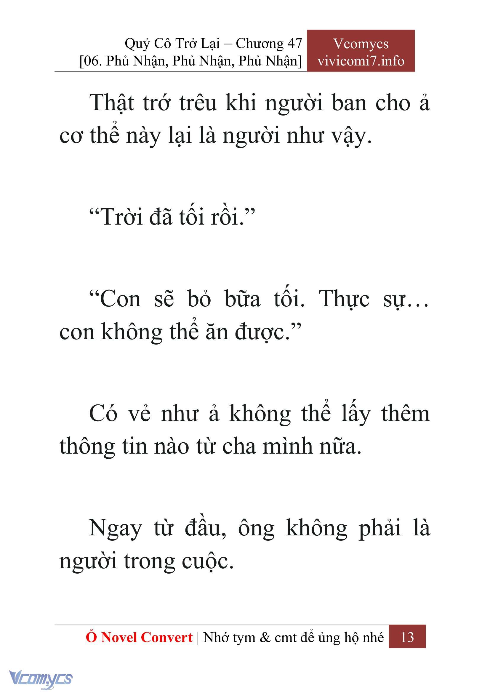 [Novel] Quý Cô Trở Lại Chapter 47 - Trang 16