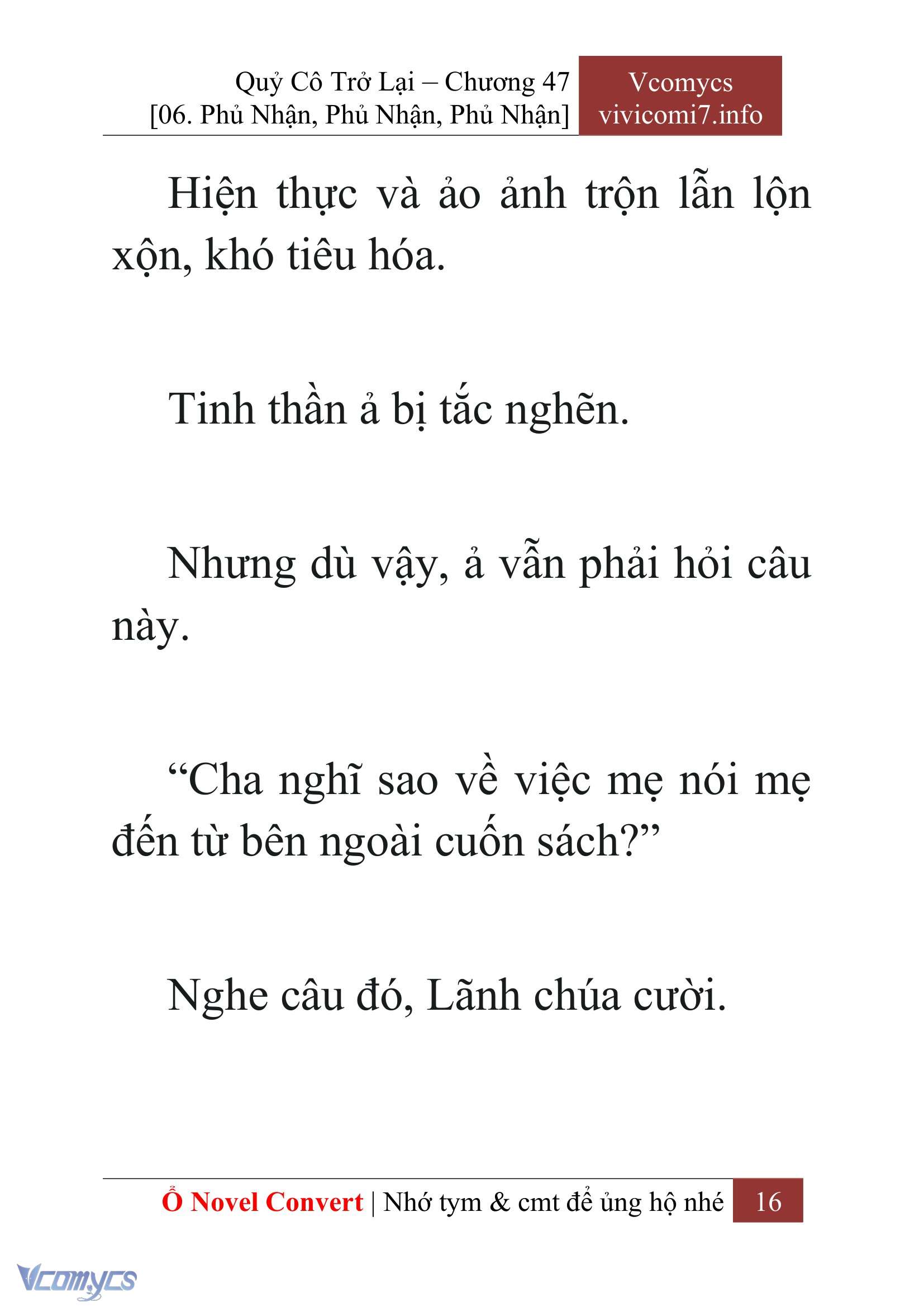 [Novel] Quý Cô Trở Lại Chapter 47 - Trang 19