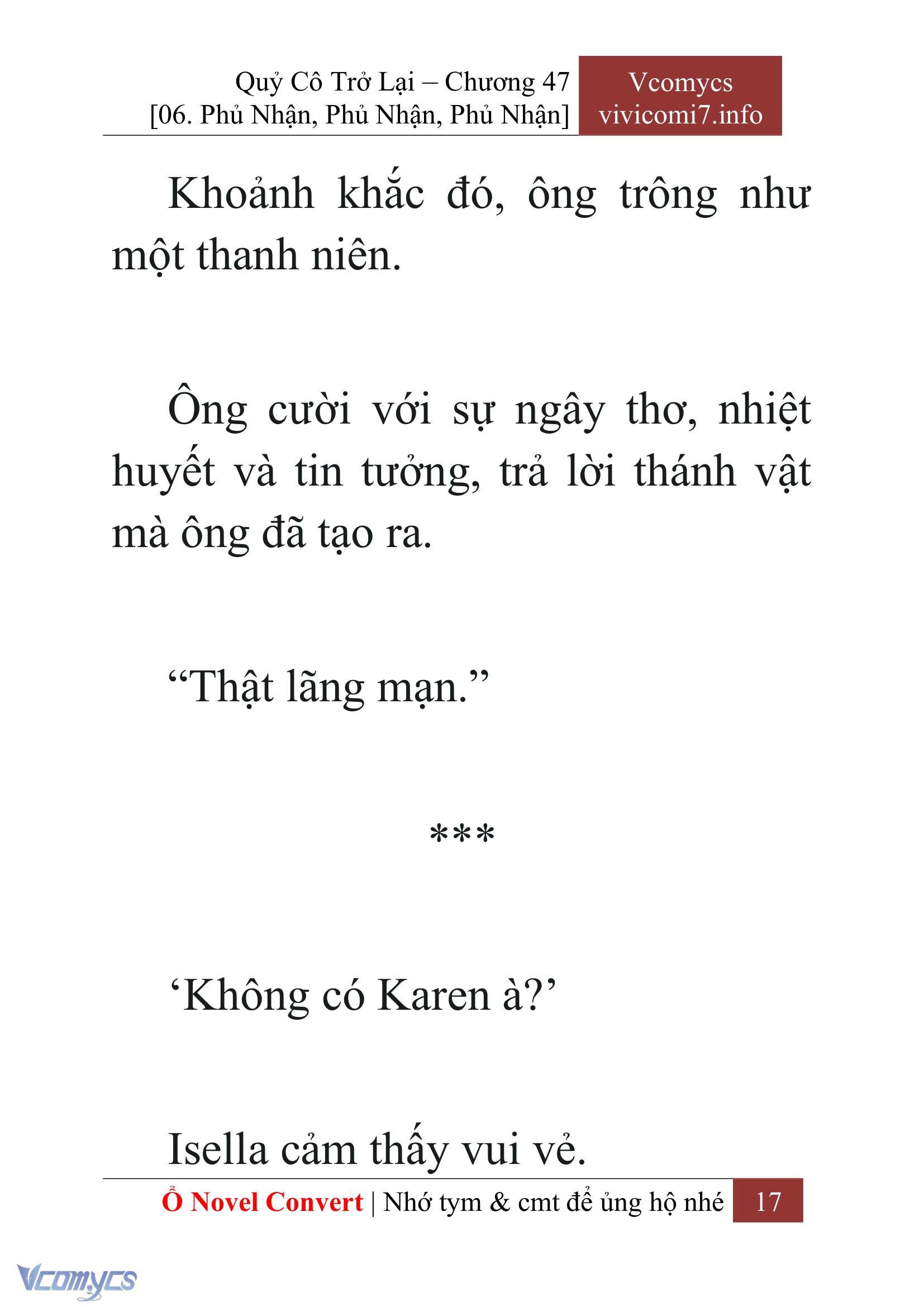 [Novel] Quý Cô Trở Lại Chapter 47 - Trang 20
