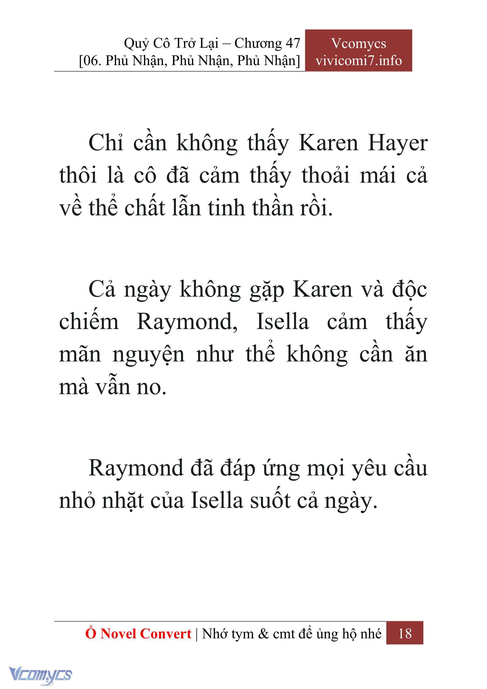 [Novel] Quý Cô Trở Lại Chapter 47 - Trang 21