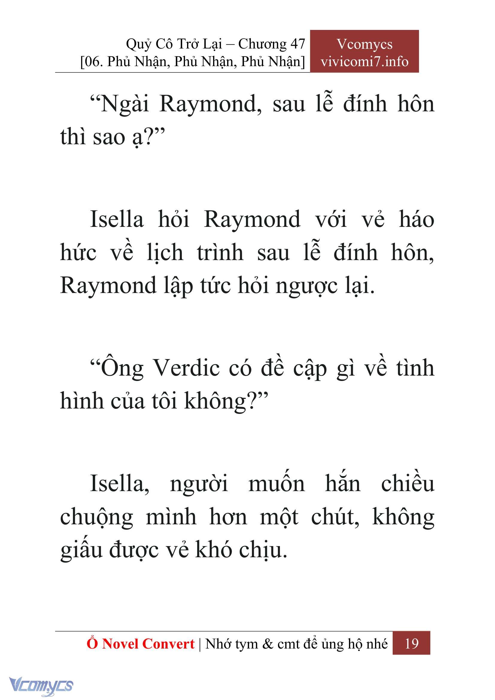 [Novel] Quý Cô Trở Lại Chapter 47 - Trang 22