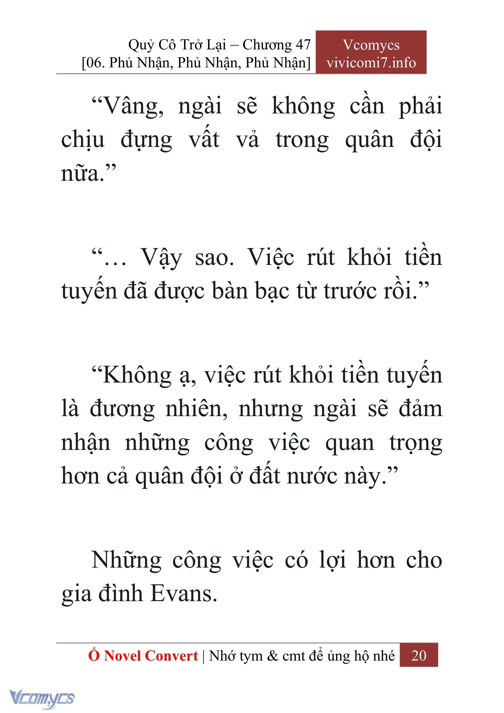 [Novel] Quý Cô Trở Lại Chapter 47 - Trang 23