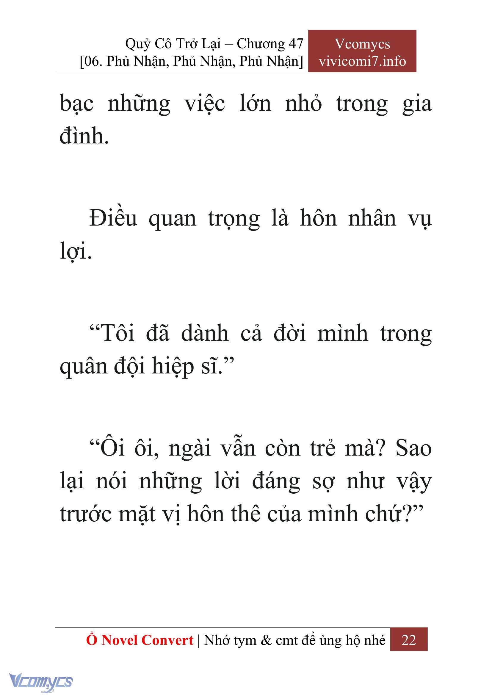 [Novel] Quý Cô Trở Lại Chapter 47 - Trang 25