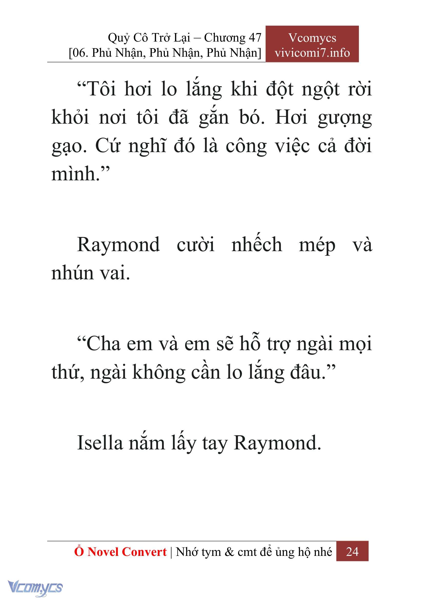 [Novel] Quý Cô Trở Lại Chapter 47 - Trang 27