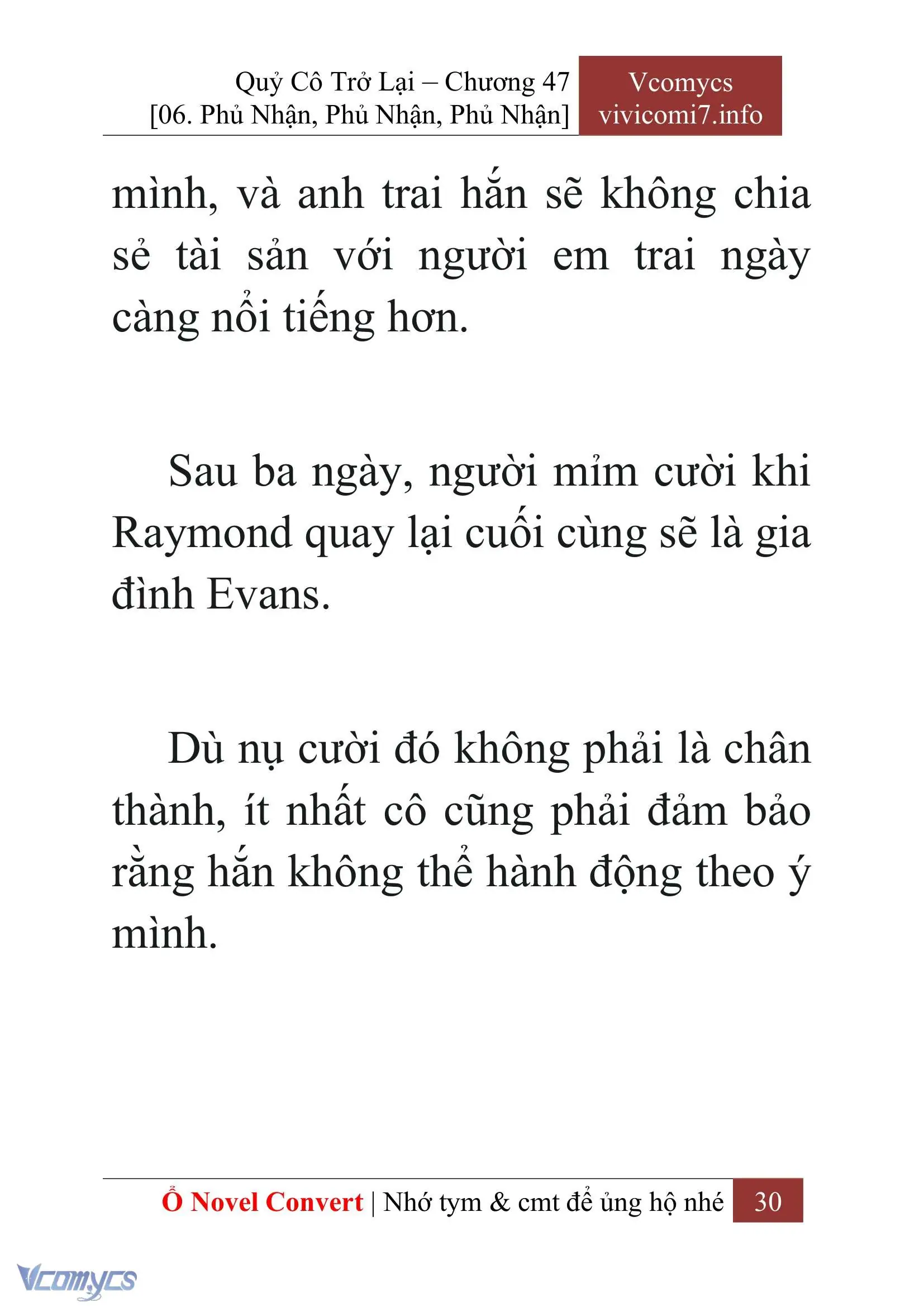 [Novel] Quý Cô Trở Lại Chapter 47 - Trang 33