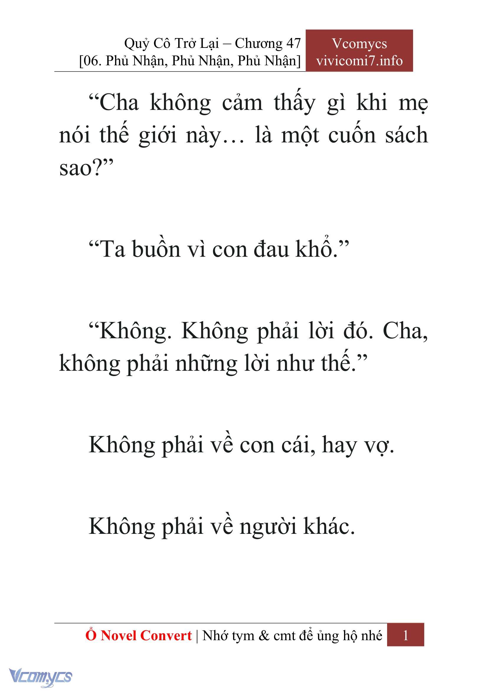 [Novel] Quý Cô Trở Lại Chapter 47 - Trang 4