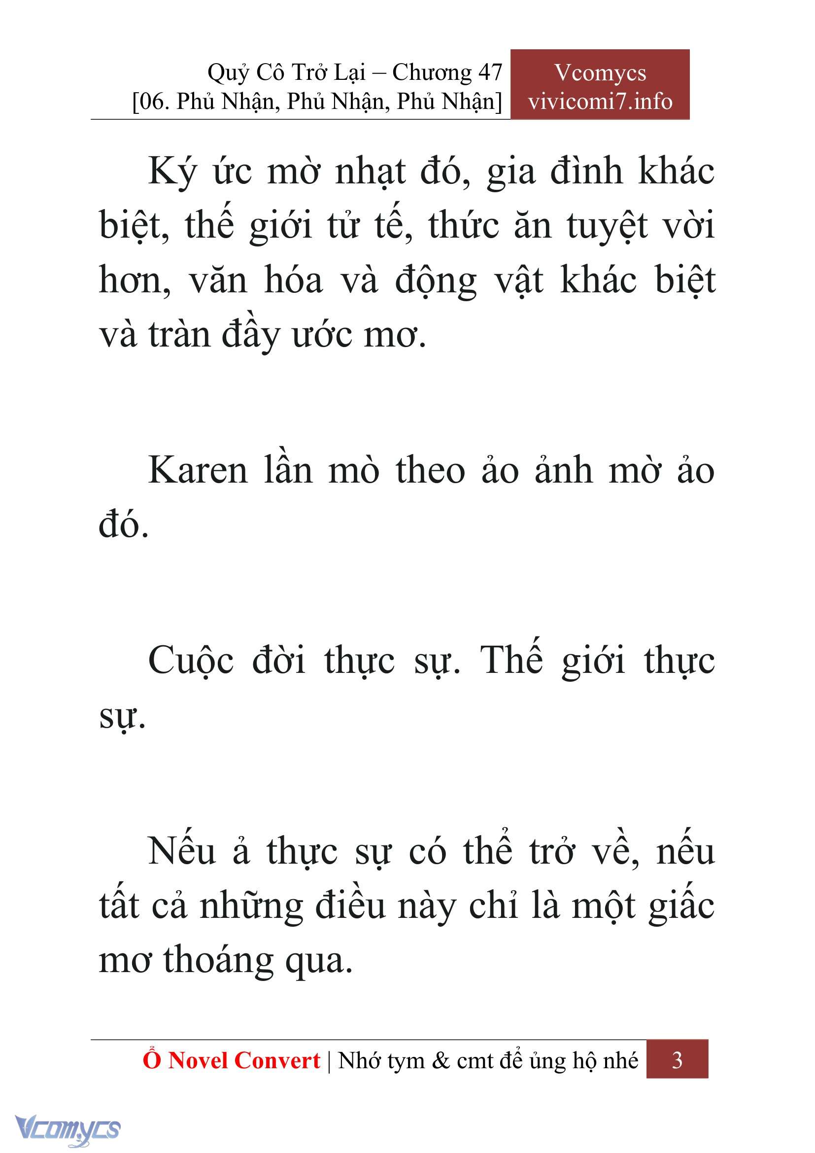 [Novel] Quý Cô Trở Lại Chapter 47 - Trang 6