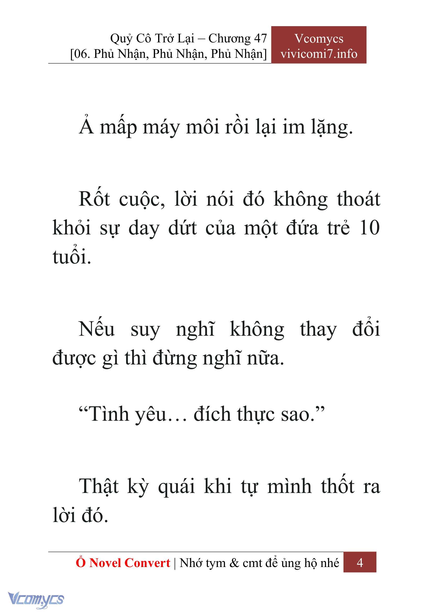 [Novel] Quý Cô Trở Lại Chapter 47 - Trang 7