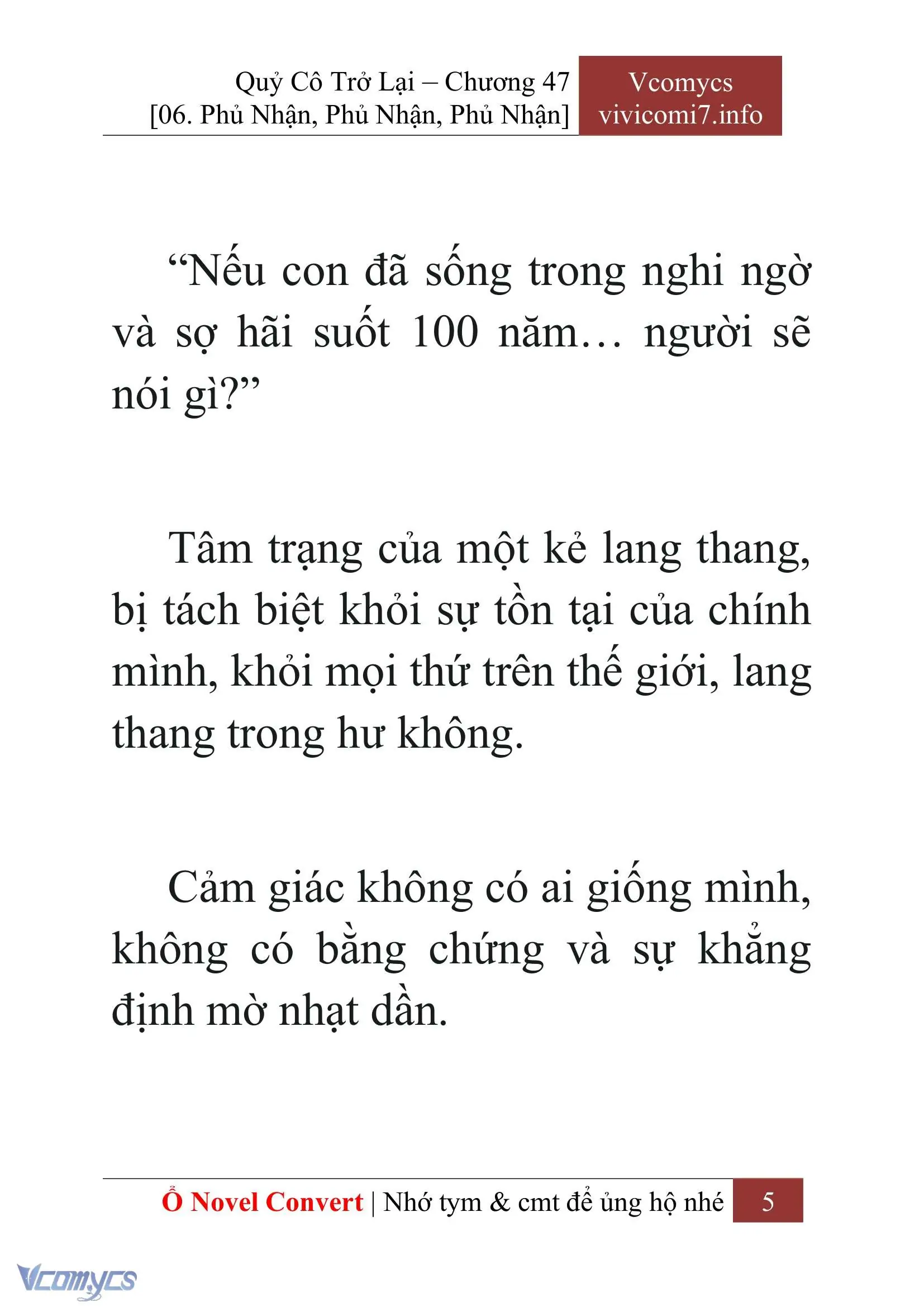 [Novel] Quý Cô Trở Lại Chapter 47 - Trang 8