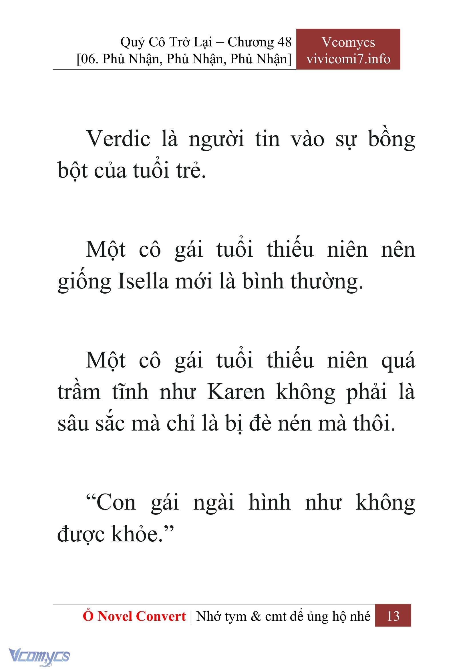 [Novel] Quý Cô Trở Lại Chapter 48 - Trang 16