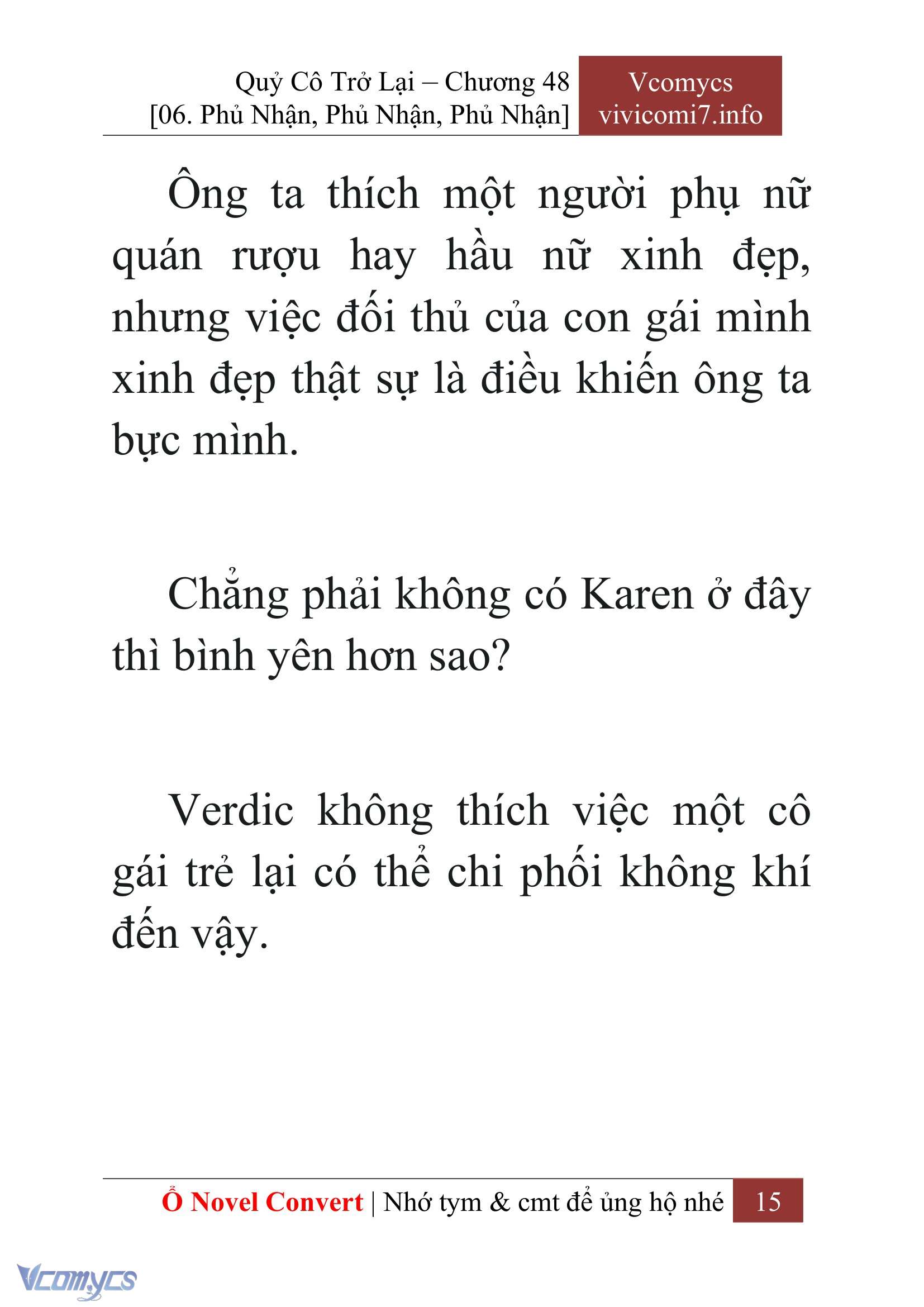[Novel] Quý Cô Trở Lại Chapter 48 - Trang 18