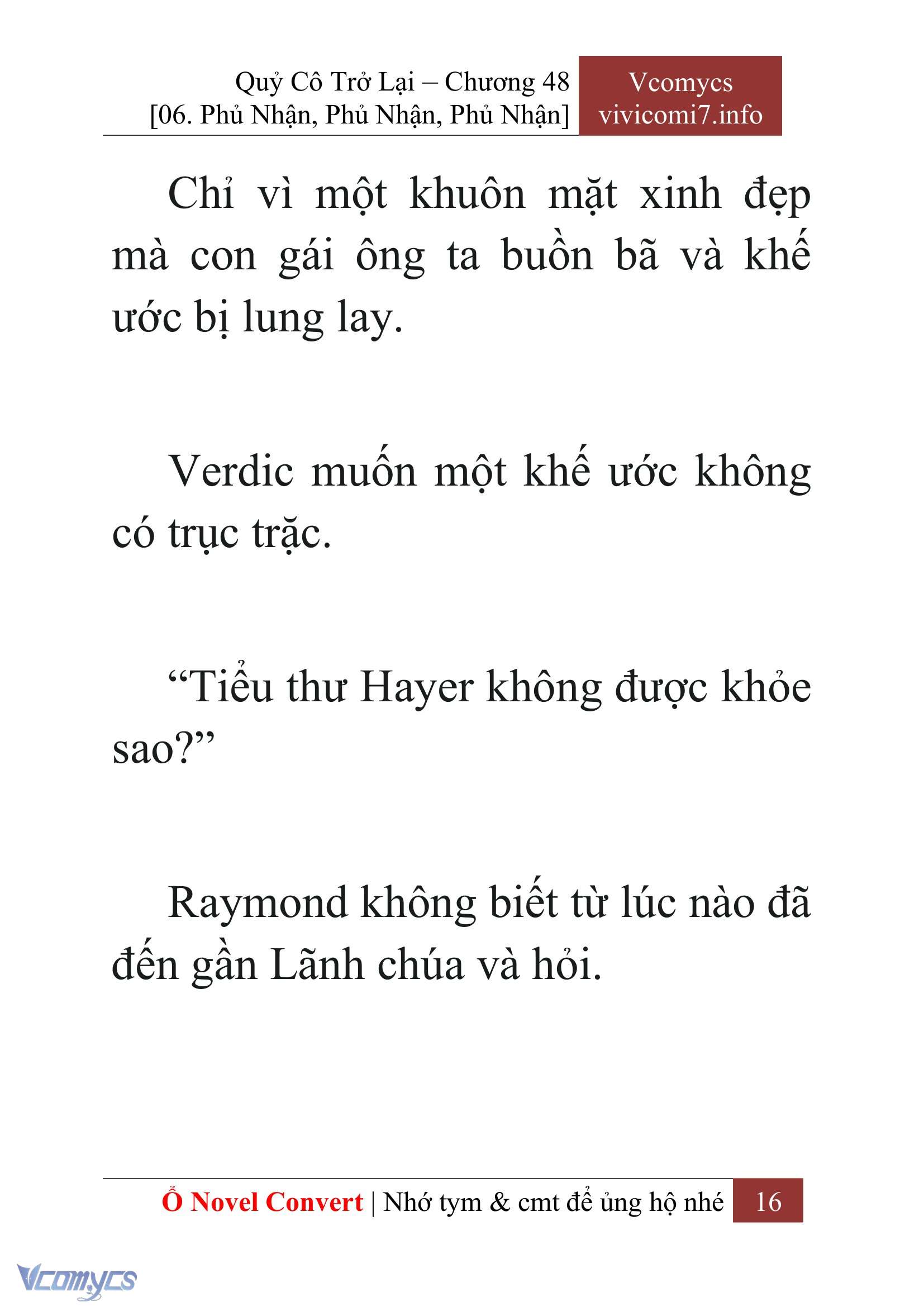 [Novel] Quý Cô Trở Lại Chapter 48 - Trang 19