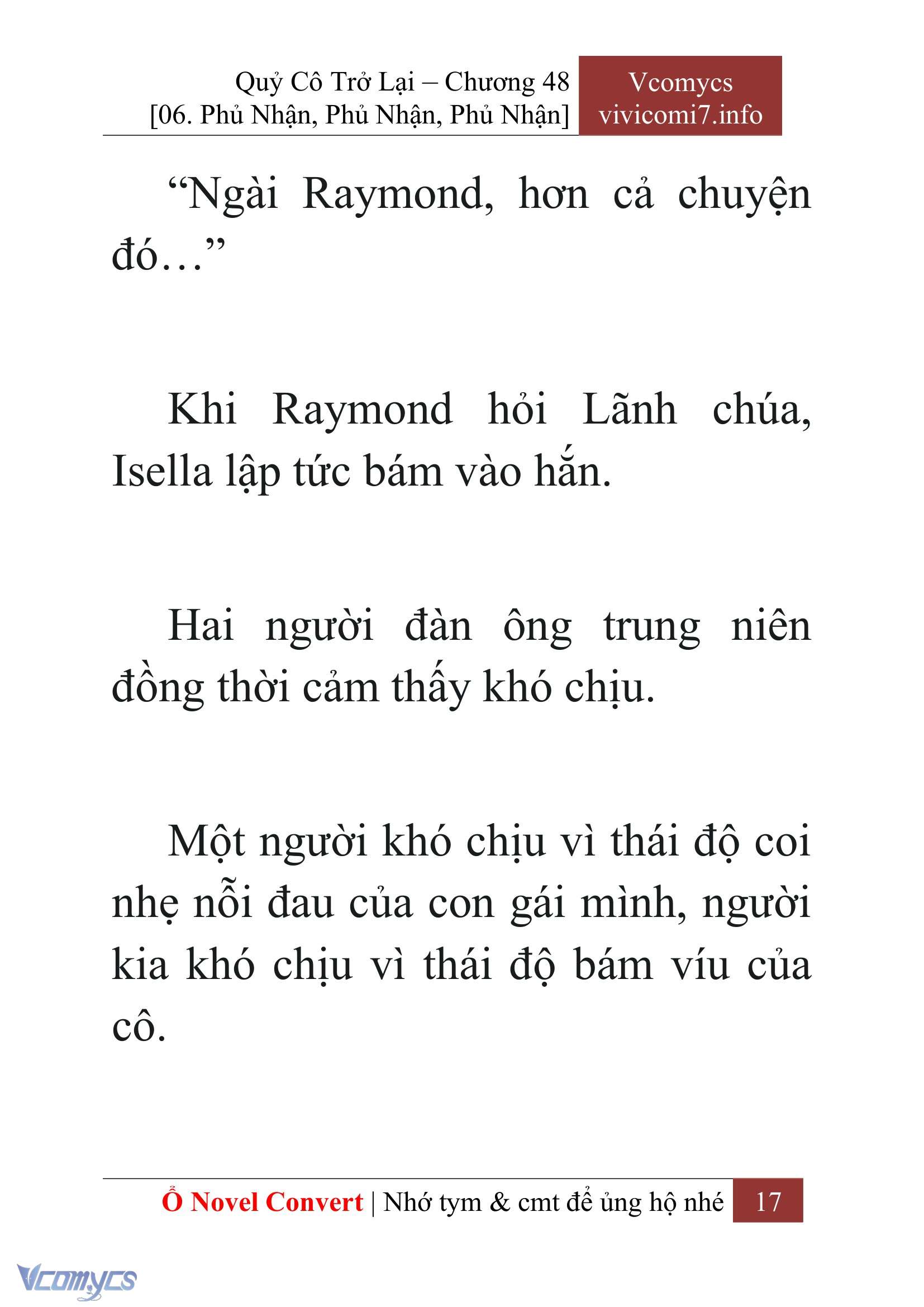 [Novel] Quý Cô Trở Lại Chapter 48 - Trang 20
