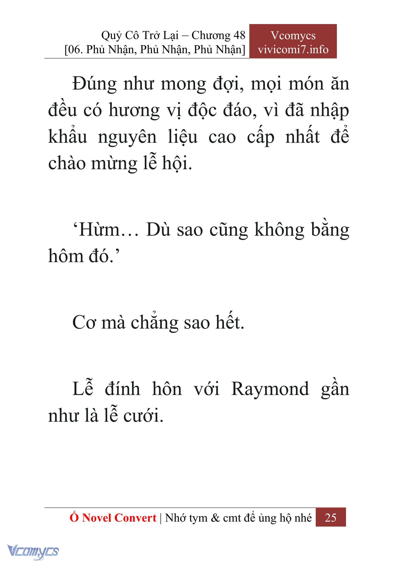 [Novel] Quý Cô Trở Lại Chapter 48 - Trang 28