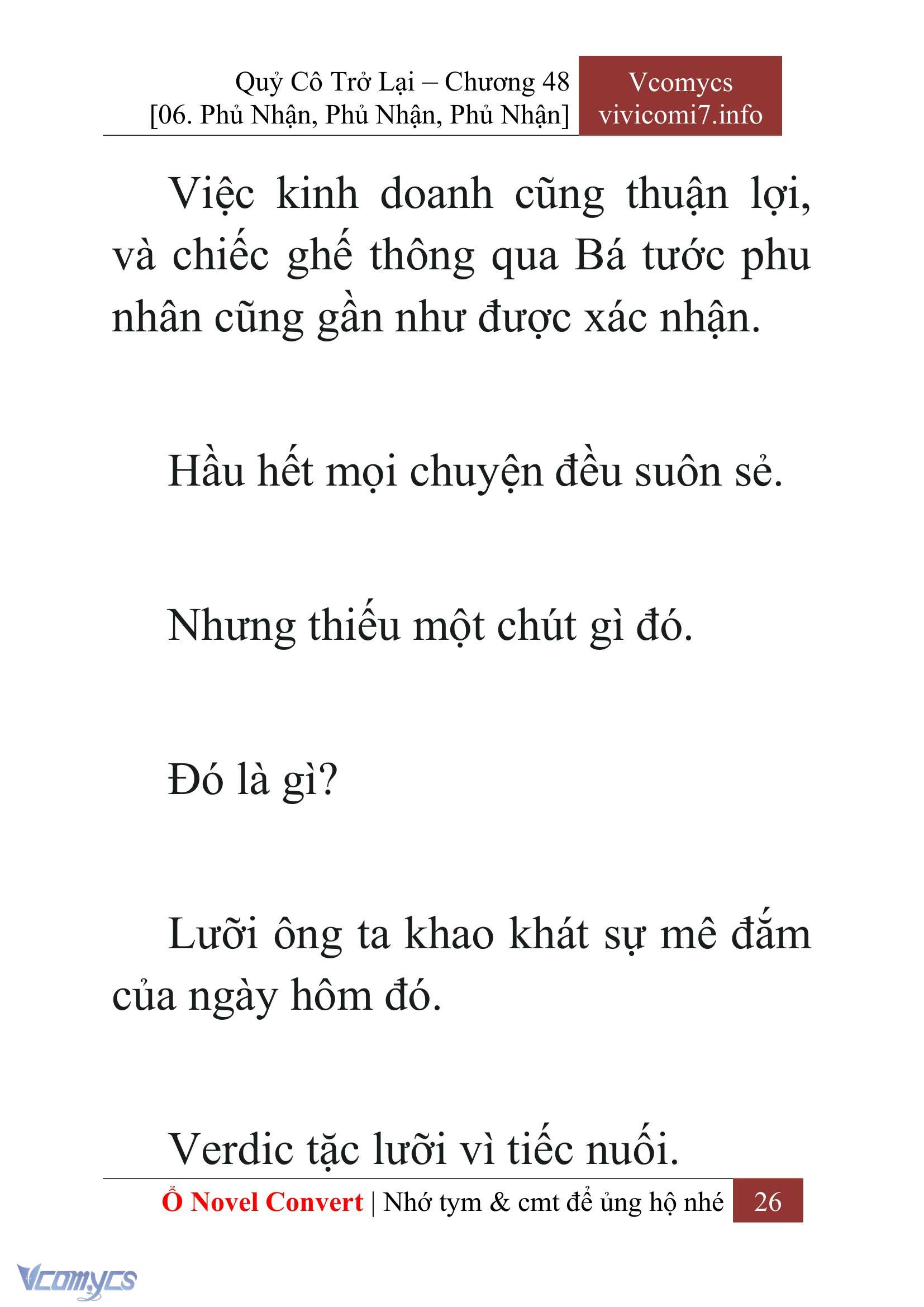 [Novel] Quý Cô Trở Lại Chapter 48 - Trang 29
