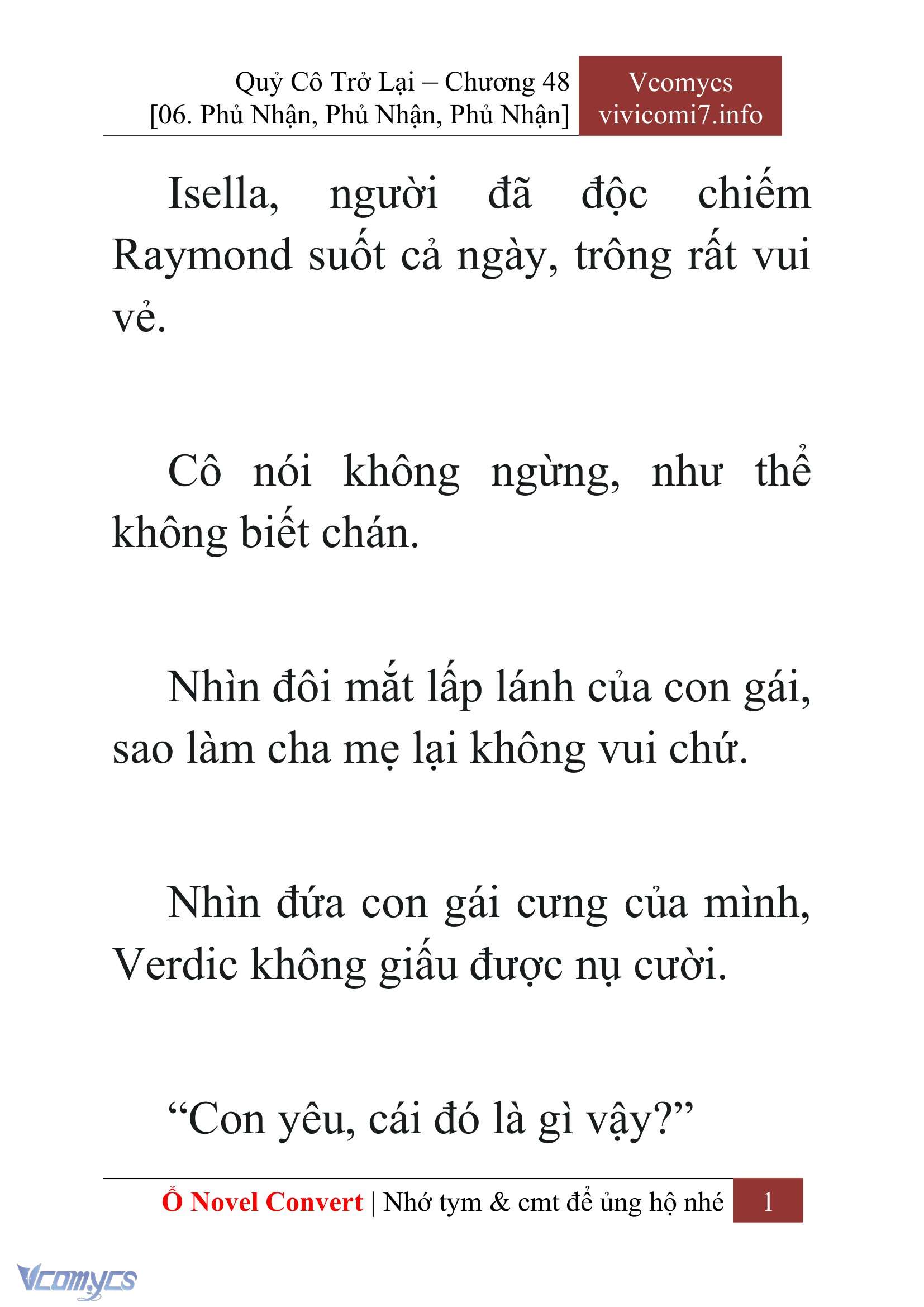 [Novel] Quý Cô Trở Lại Chapter 48 - Trang 4