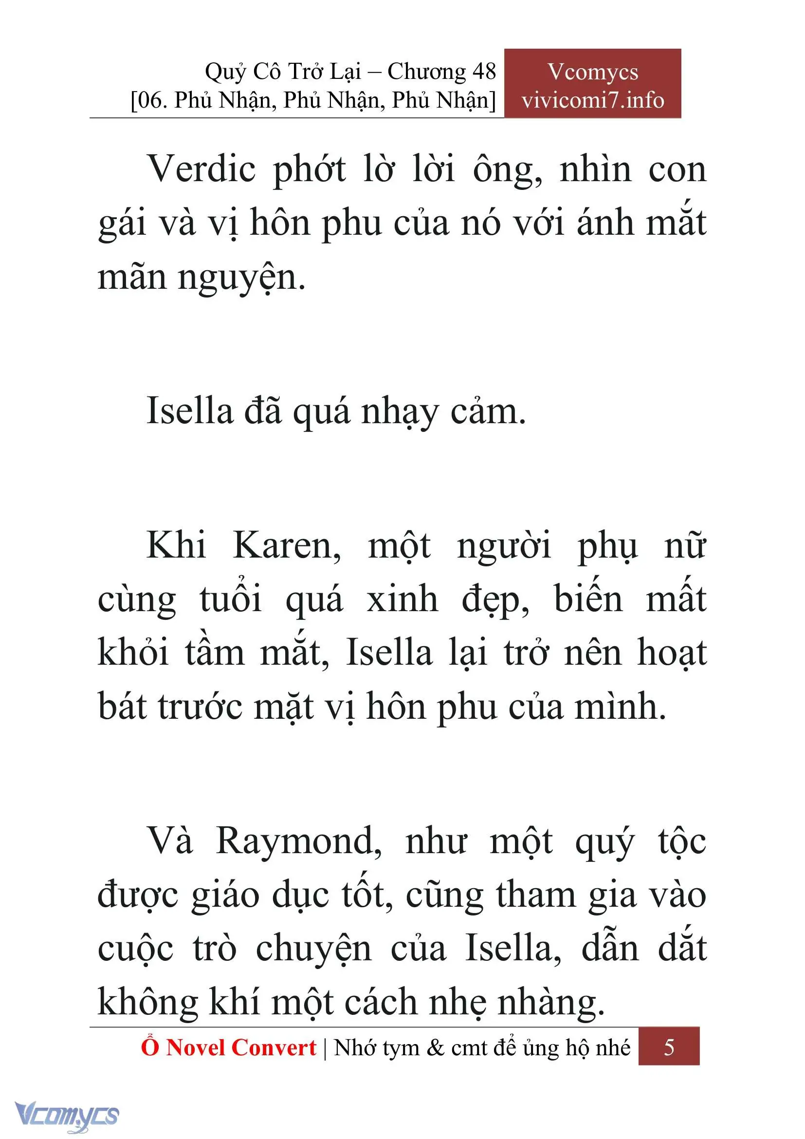 [Novel] Quý Cô Trở Lại Chapter 48 - Trang 8