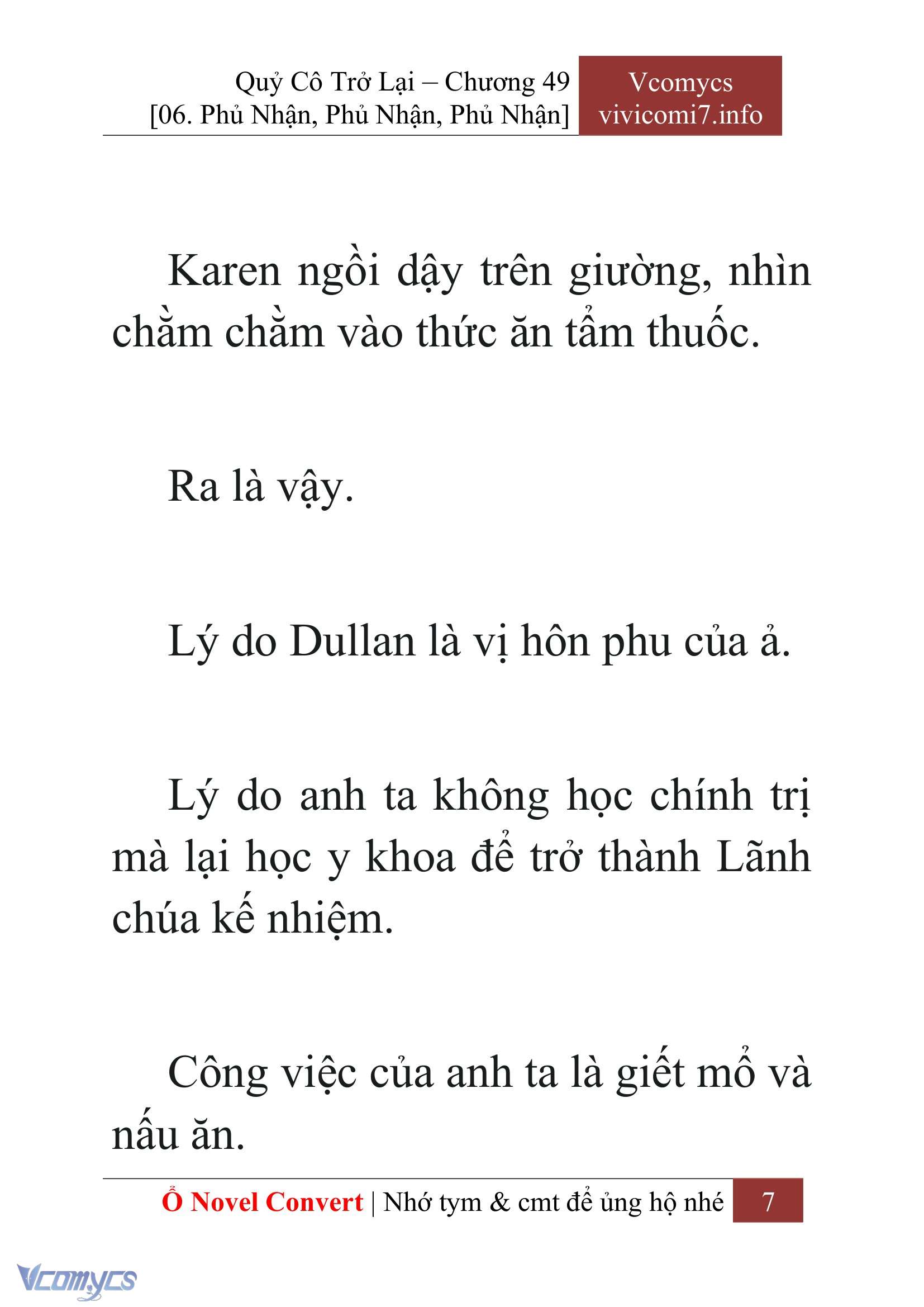 [Novel] Quý Cô Trở Lại Chapter 49 - Trang 10