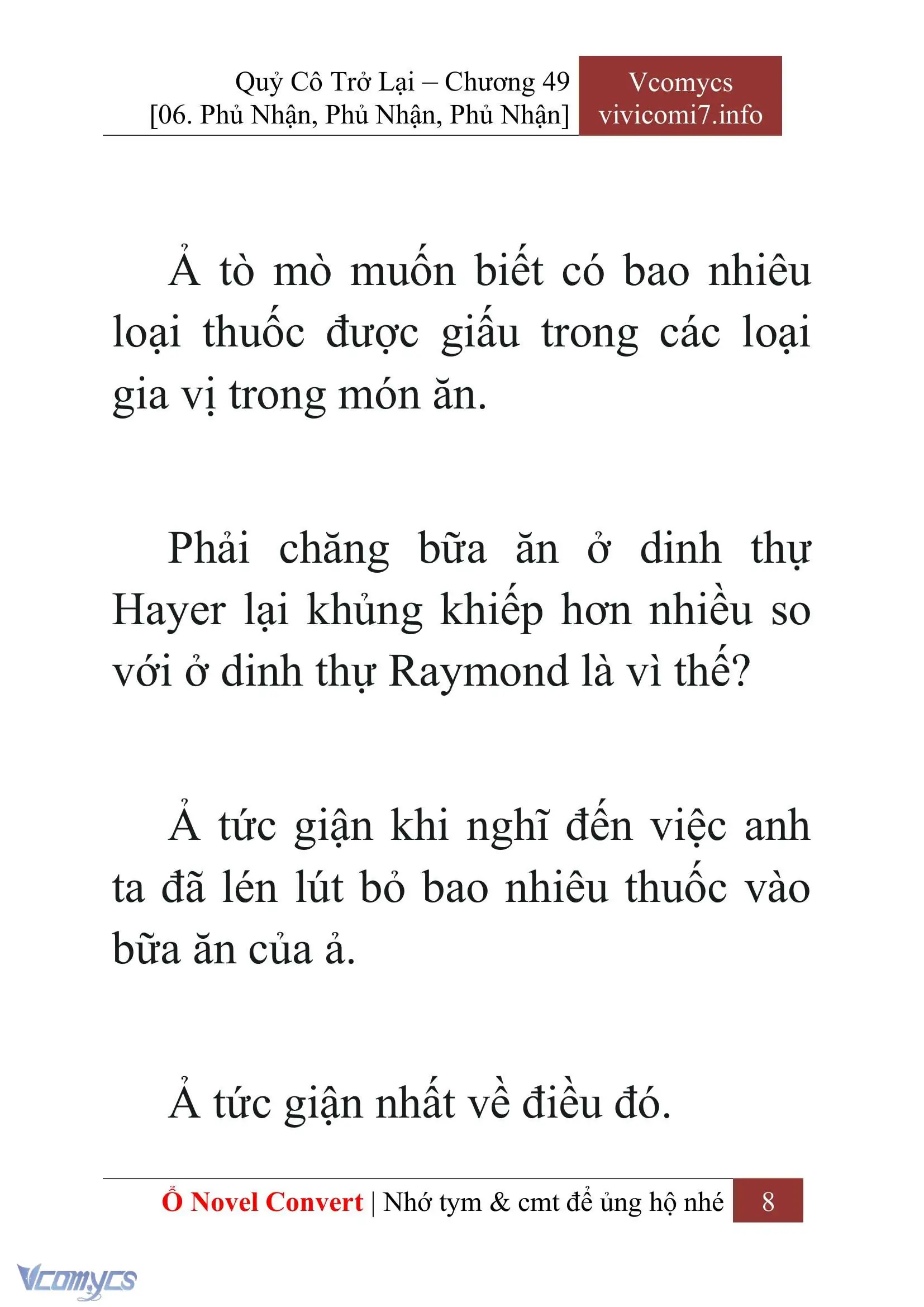 [Novel] Quý Cô Trở Lại Chapter 49 - Trang 11