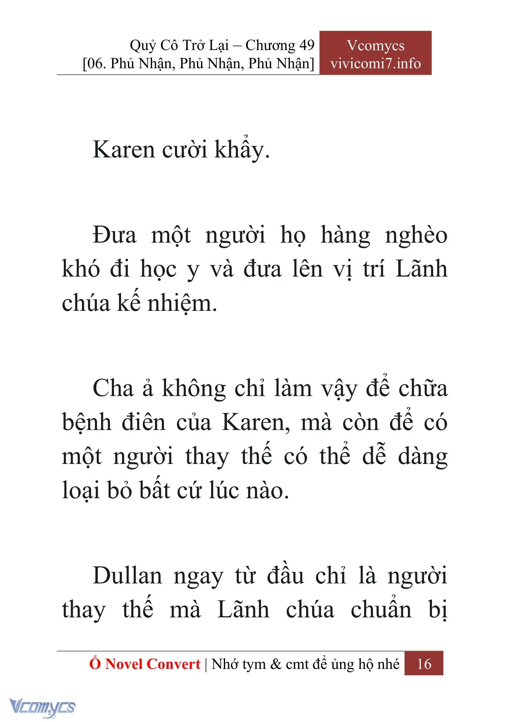 [Novel] Quý Cô Trở Lại Chapter 49 - Trang 19
