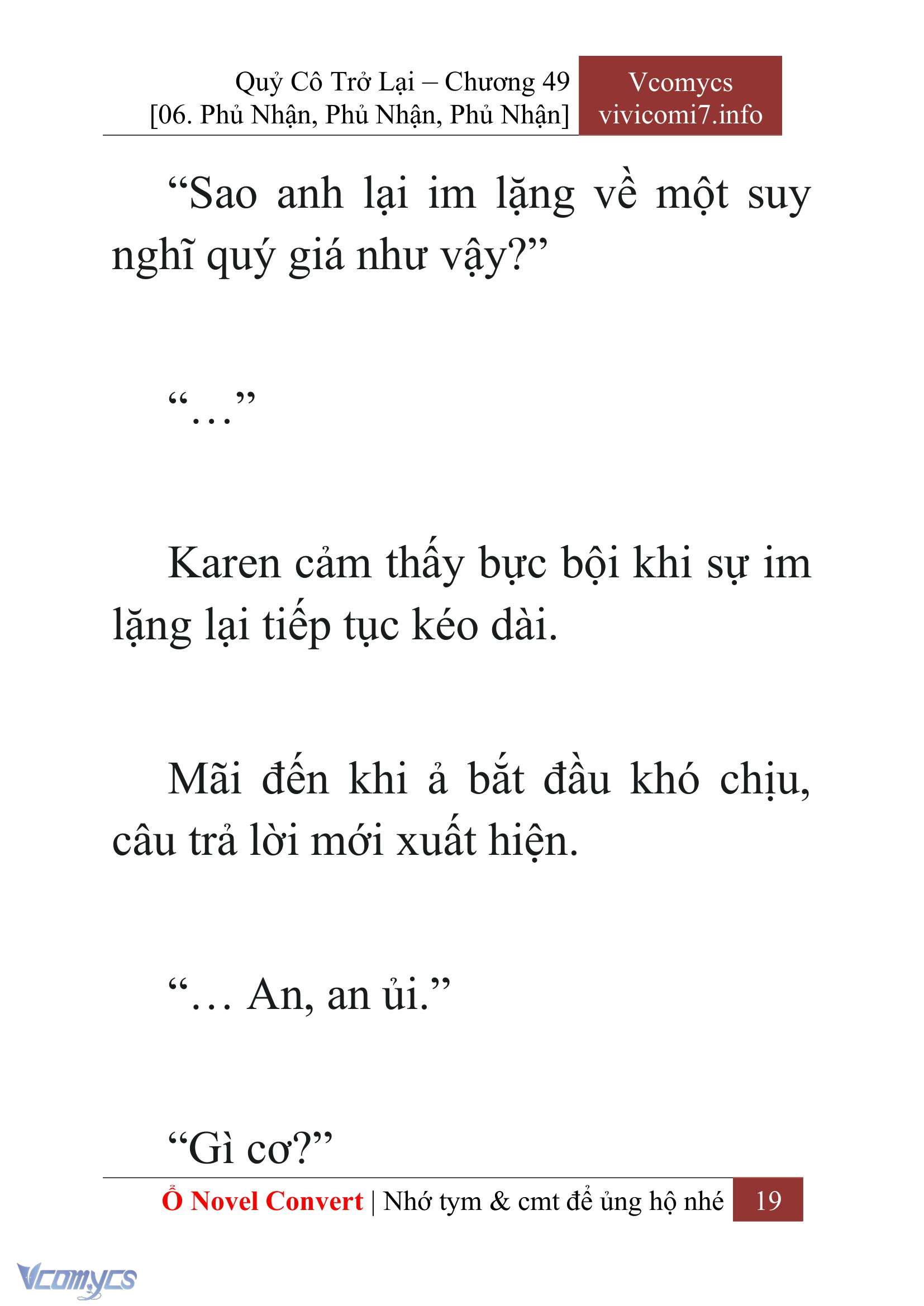 [Novel] Quý Cô Trở Lại Chapter 49 - Trang 22