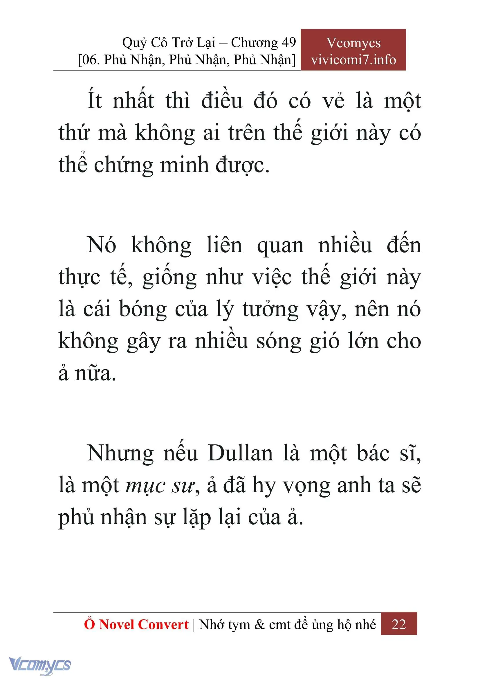 [Novel] Quý Cô Trở Lại Chapter 49 - Trang 25