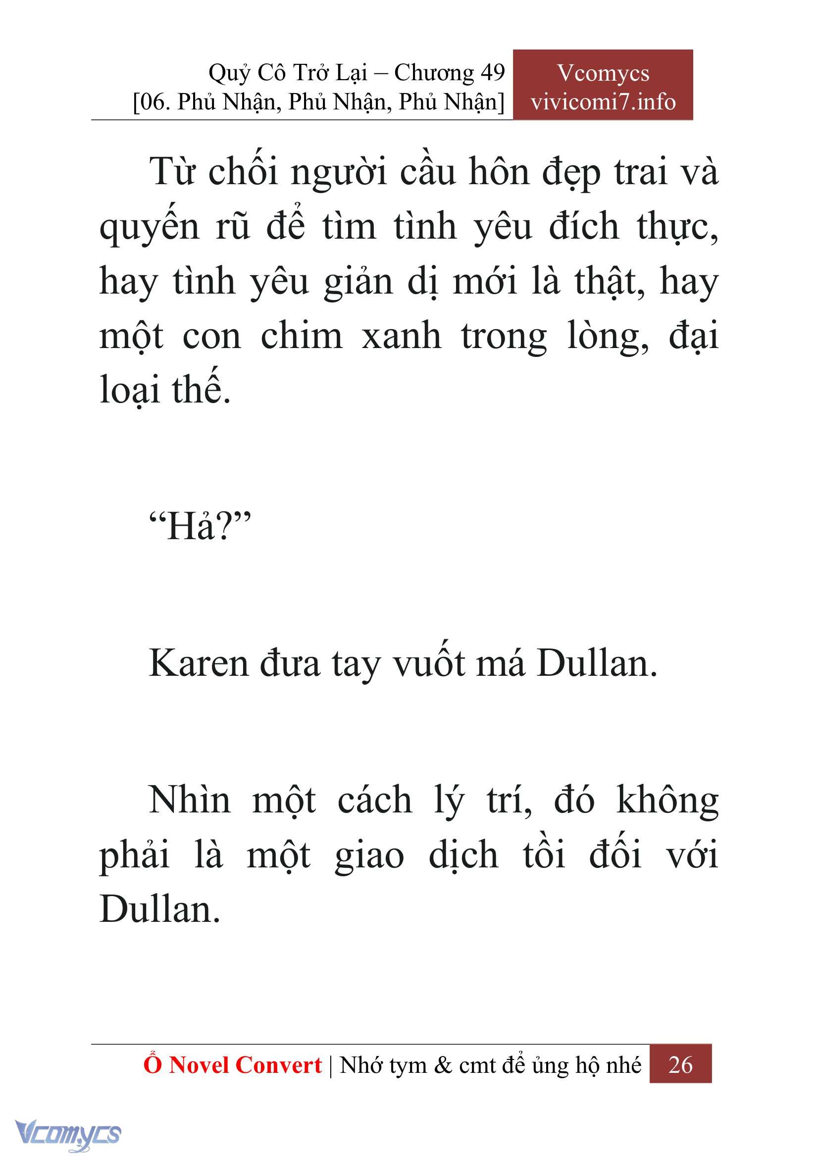 [Novel] Quý Cô Trở Lại Chapter 49 - Trang 29