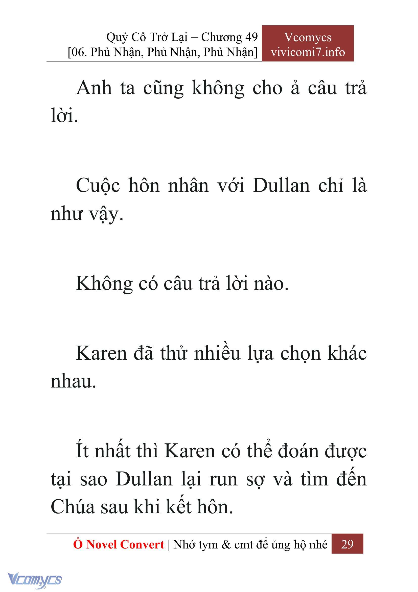[Novel] Quý Cô Trở Lại Chapter 49 - Trang 32