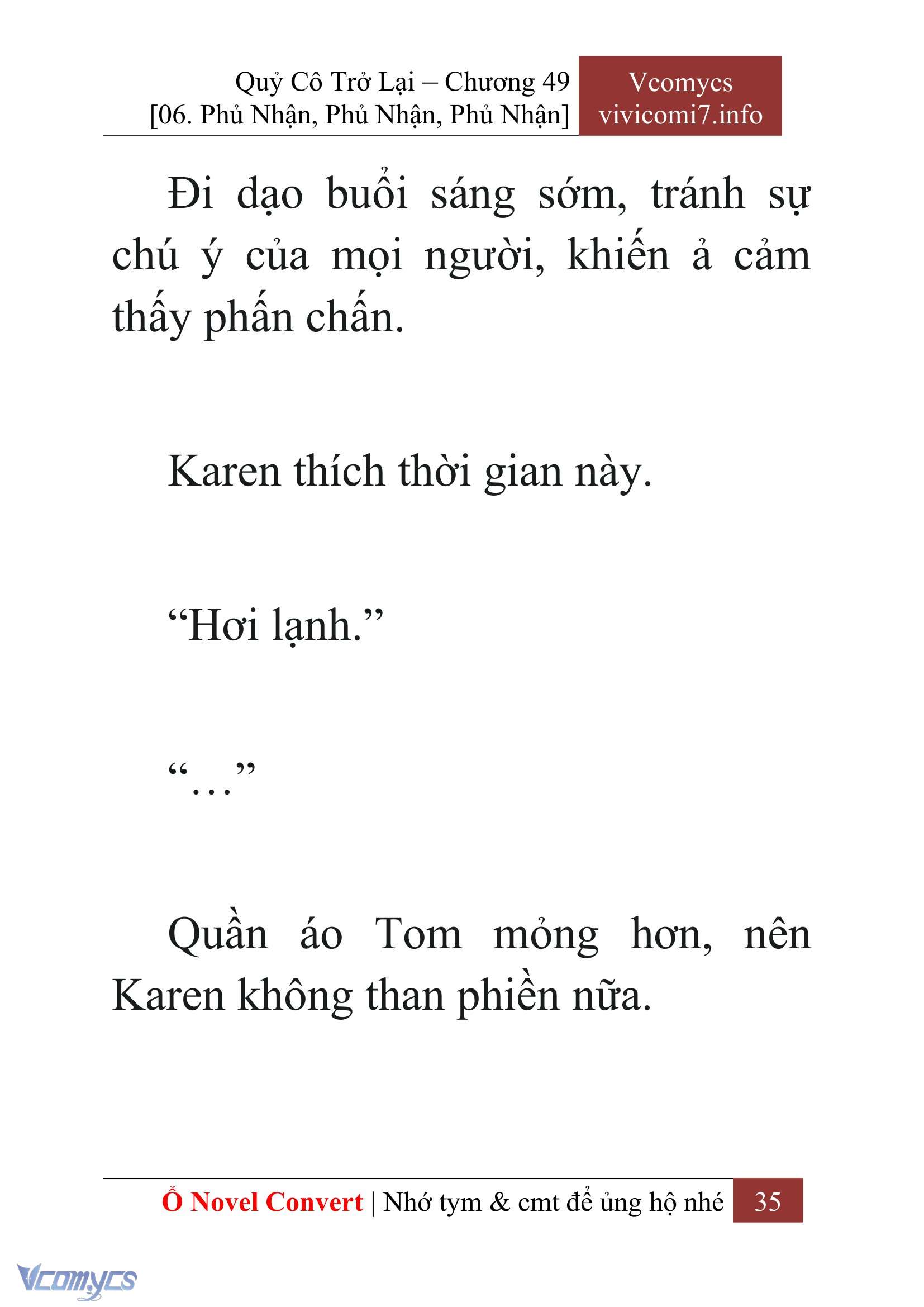 [Novel] Quý Cô Trở Lại Chapter 49 - Trang 38