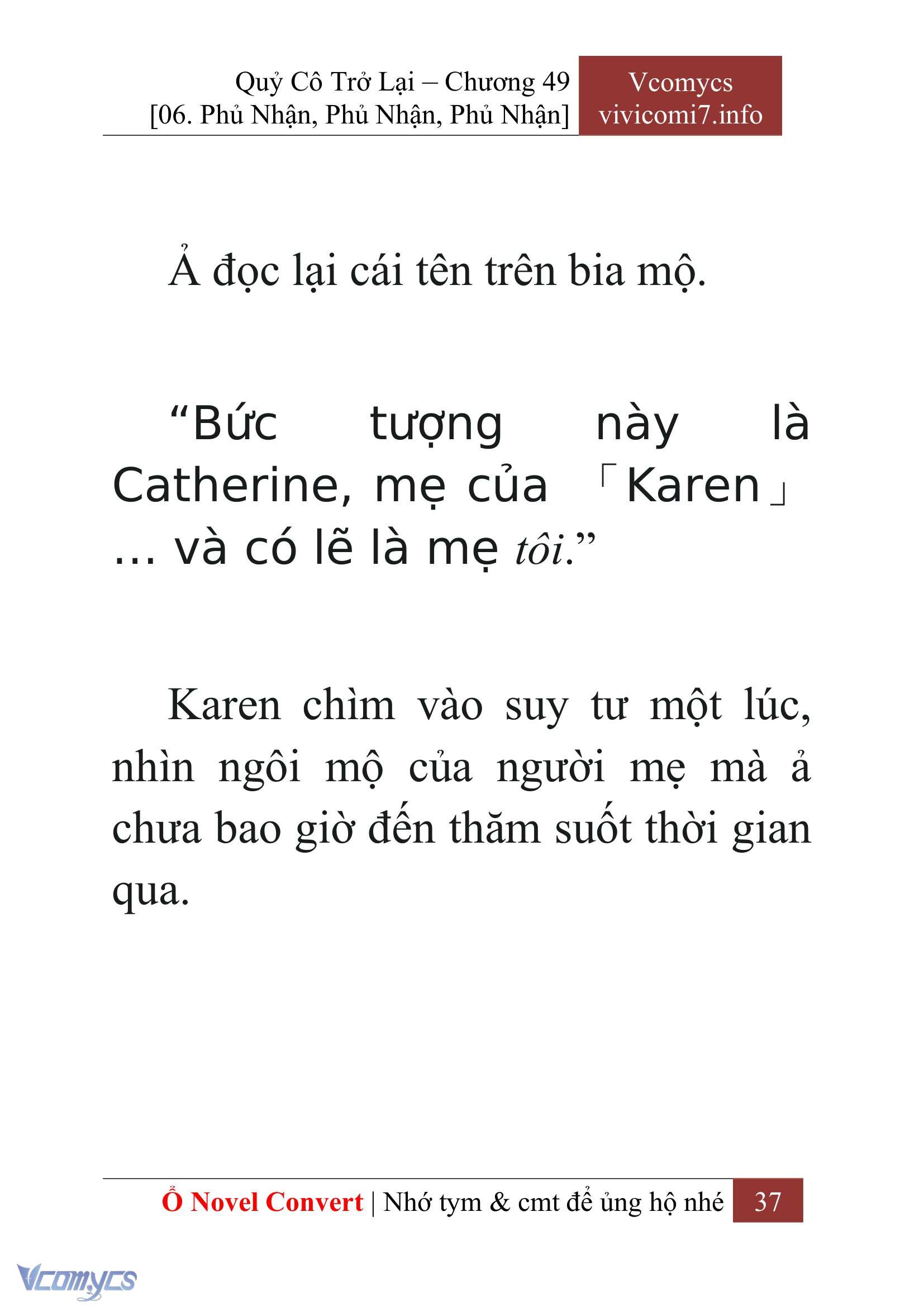 [Novel] Quý Cô Trở Lại Chapter 49 - Trang 40