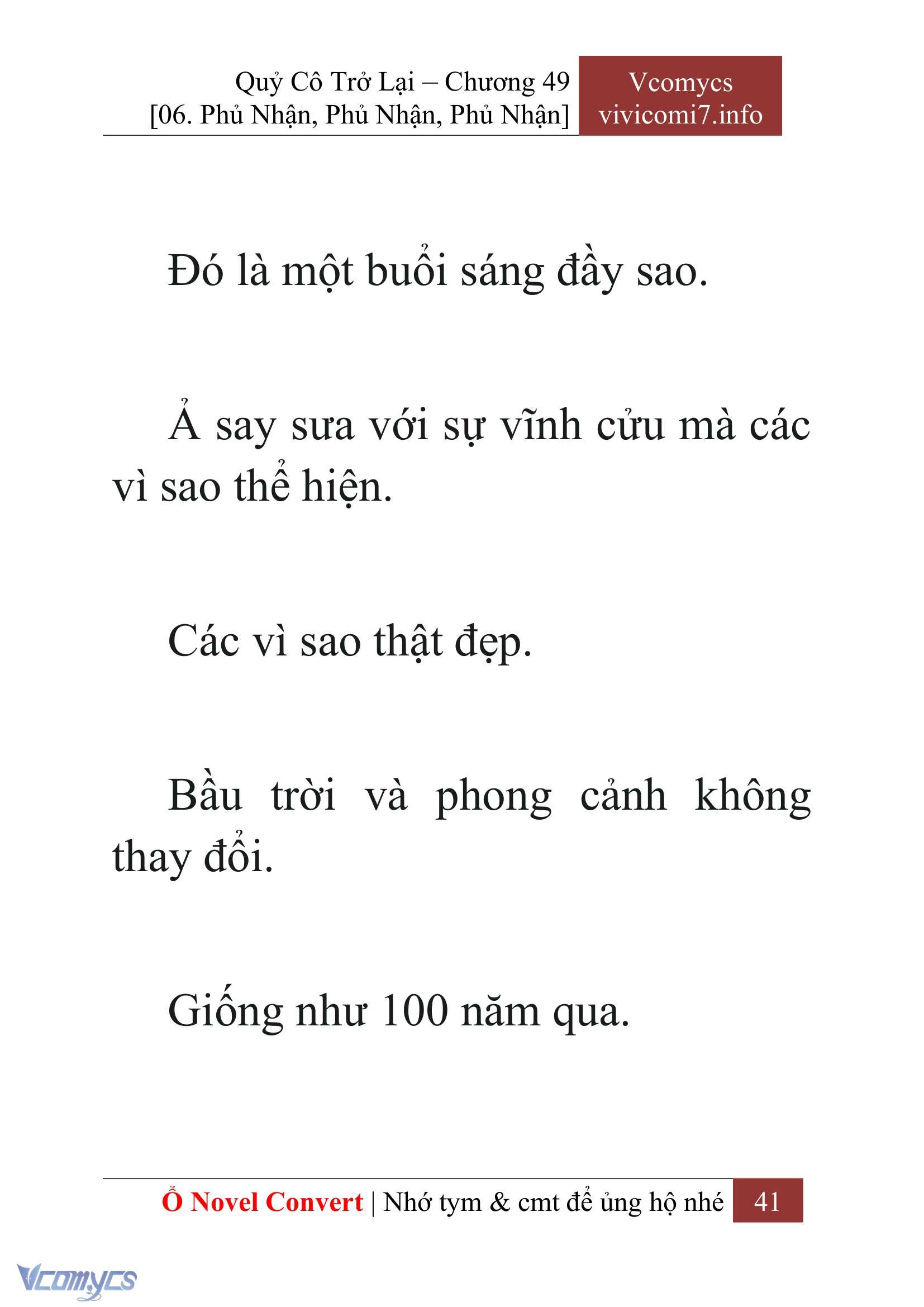 [Novel] Quý Cô Trở Lại Chapter 49 - Trang 44
