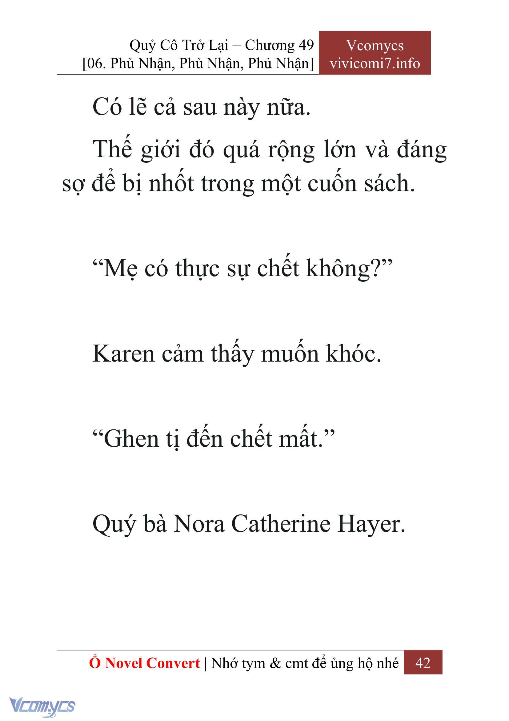 [Novel] Quý Cô Trở Lại Chapter 49 - Trang 45