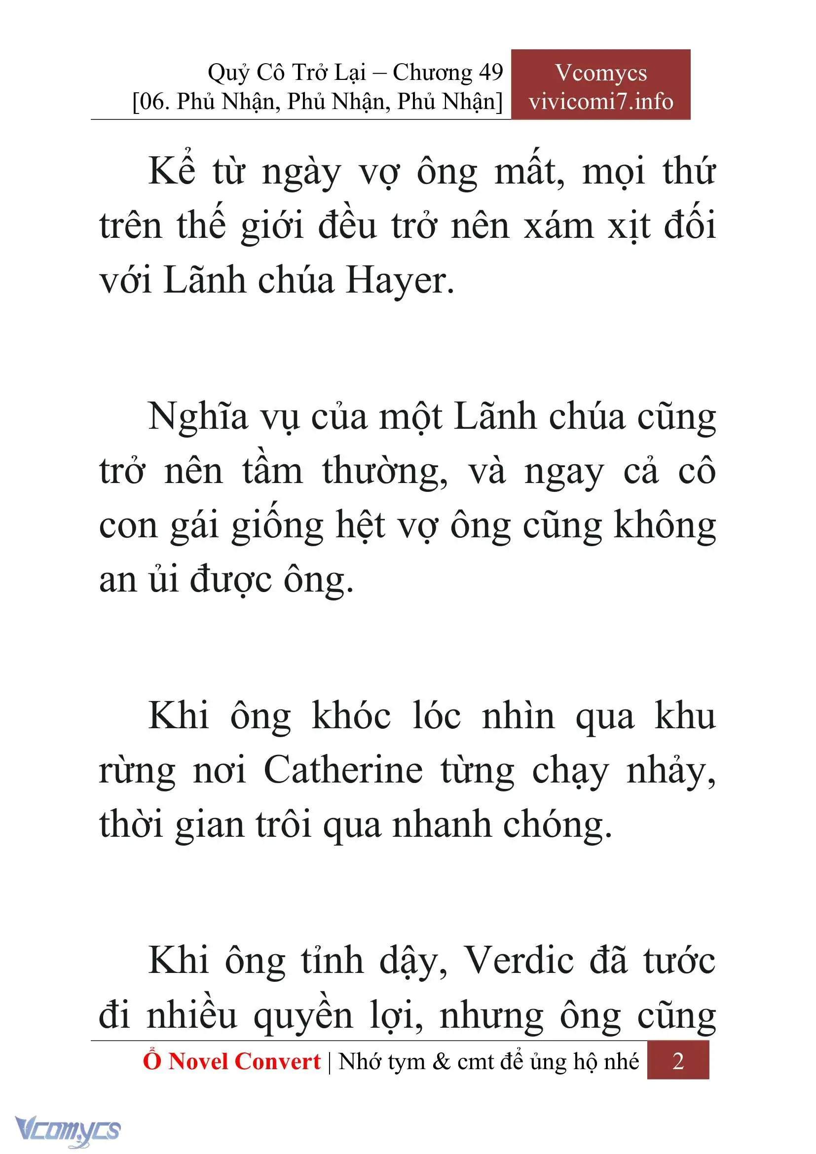 [Novel] Quý Cô Trở Lại Chapter 49 - Trang 5