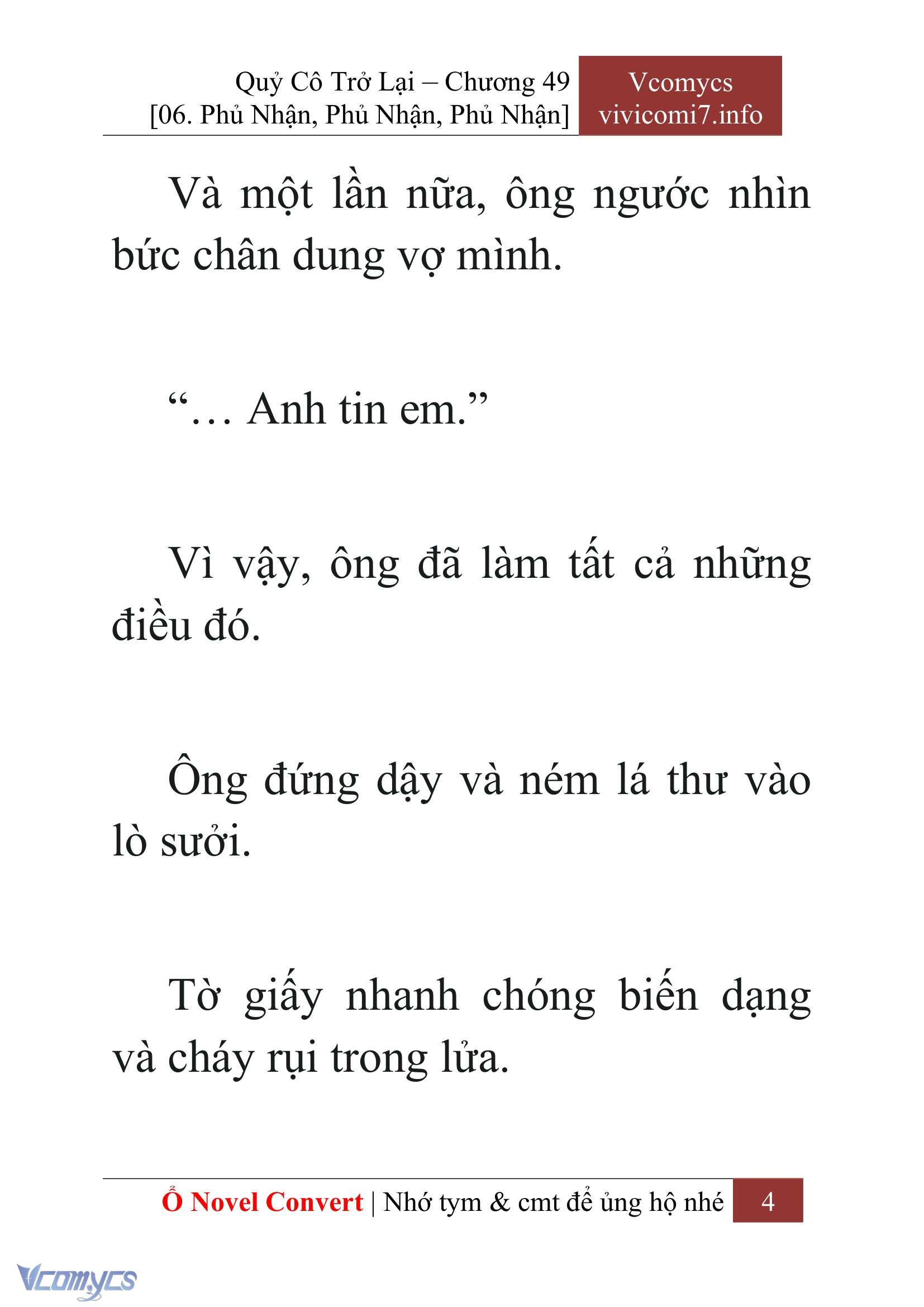 [Novel] Quý Cô Trở Lại Chapter 49 - Trang 7