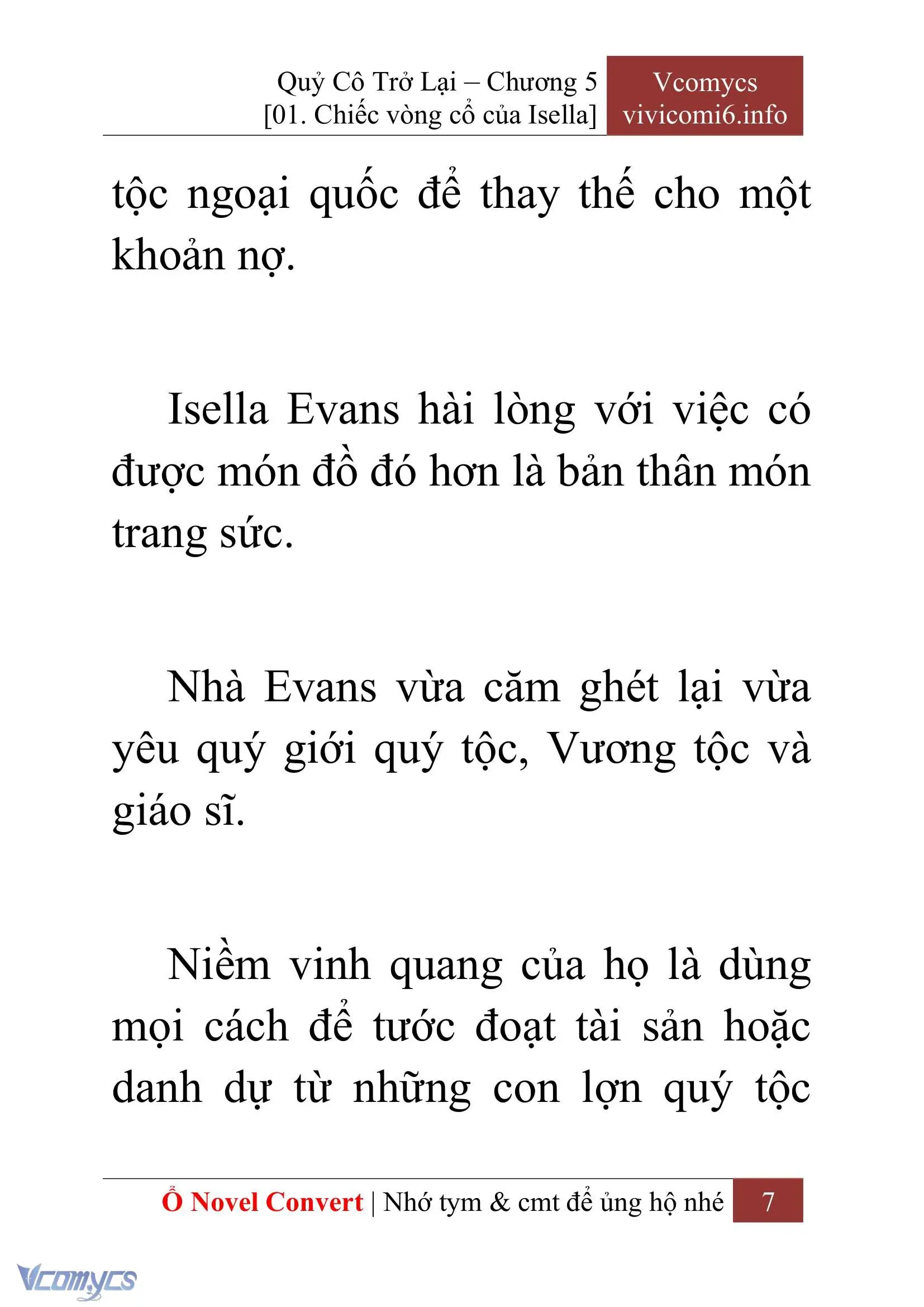 [Novel] Quý Cô Trở Lại Chapter 5 - Trang 10