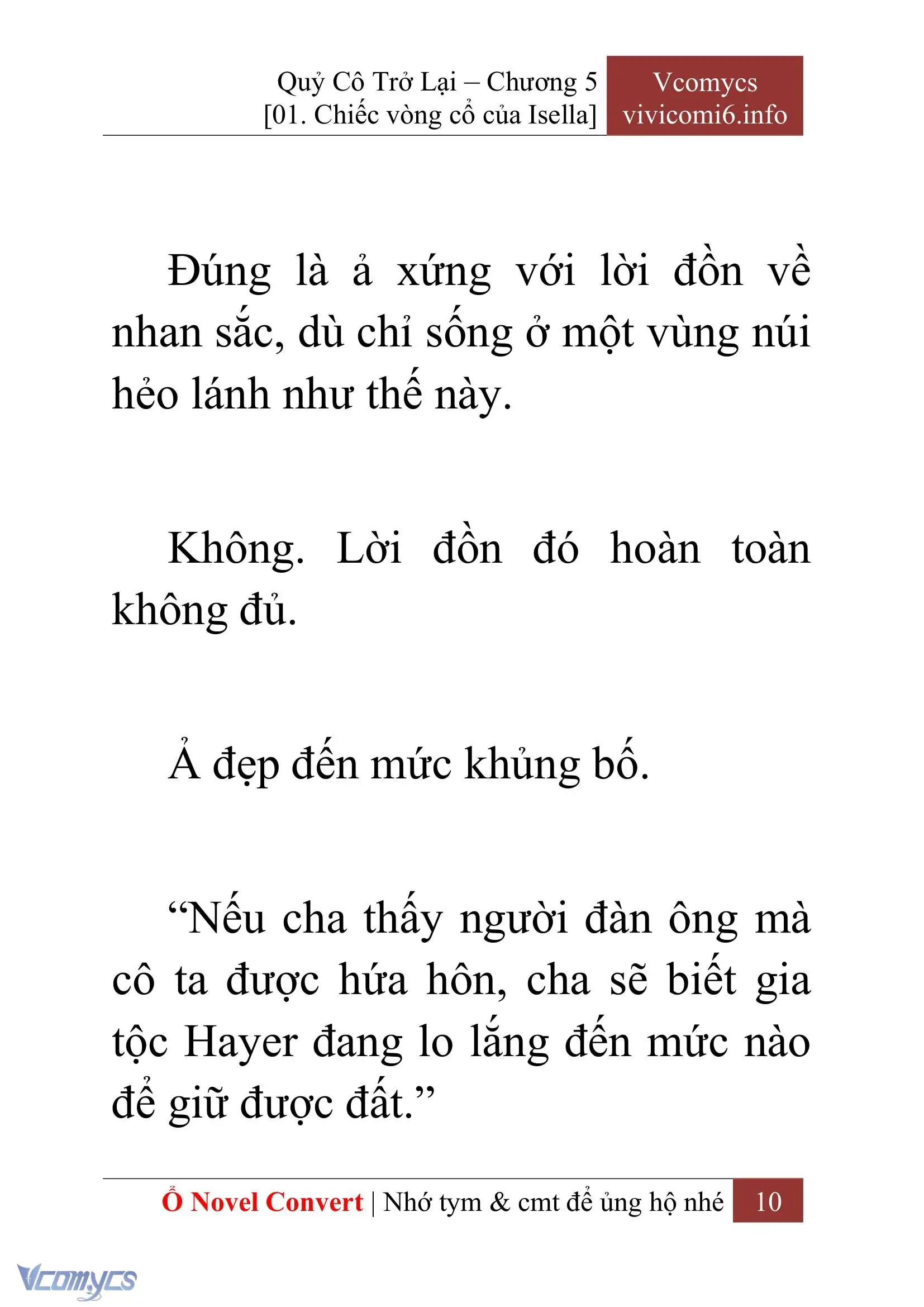 [Novel] Quý Cô Trở Lại Chapter 5 - Trang 13