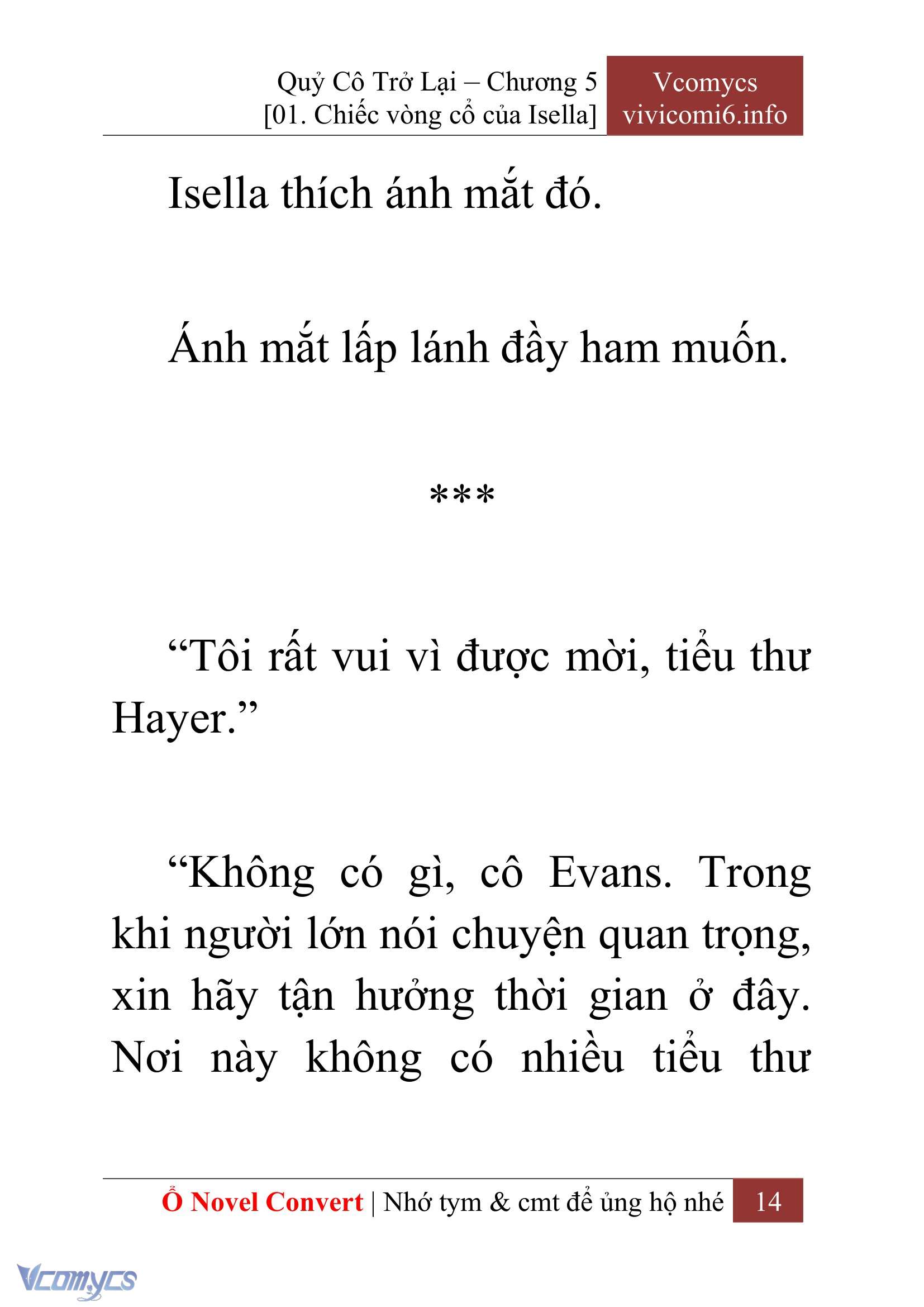 [Novel] Quý Cô Trở Lại Chapter 5 - Trang 17