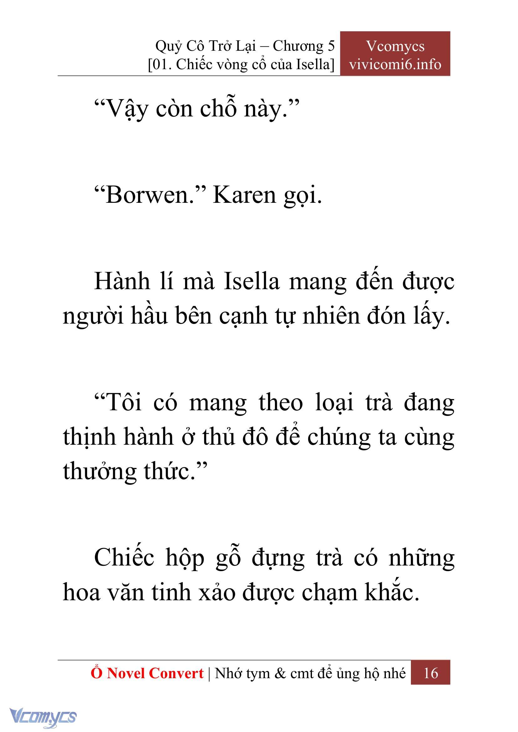[Novel] Quý Cô Trở Lại Chapter 5 - Trang 19