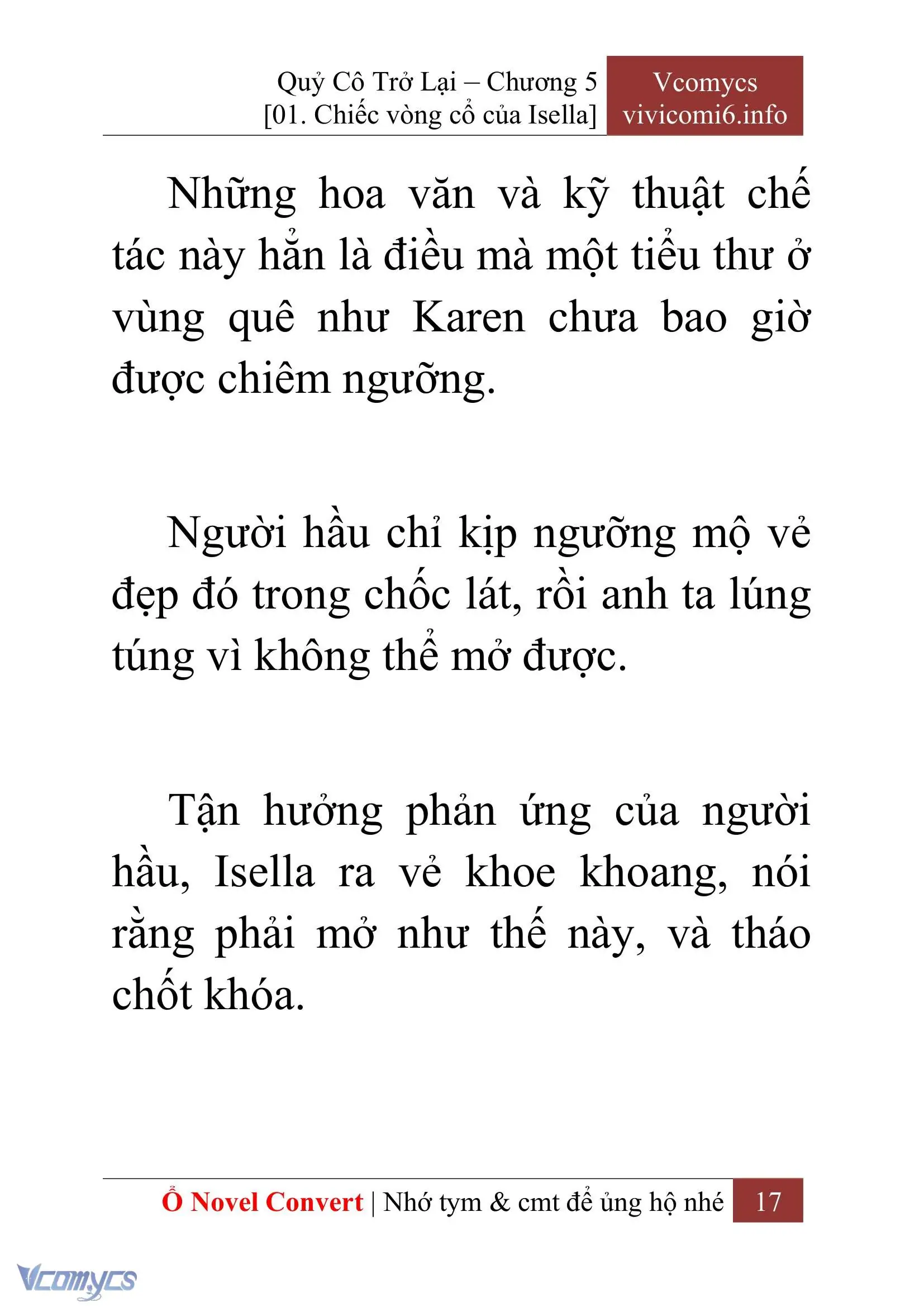 [Novel] Quý Cô Trở Lại Chapter 5 - Trang 20
