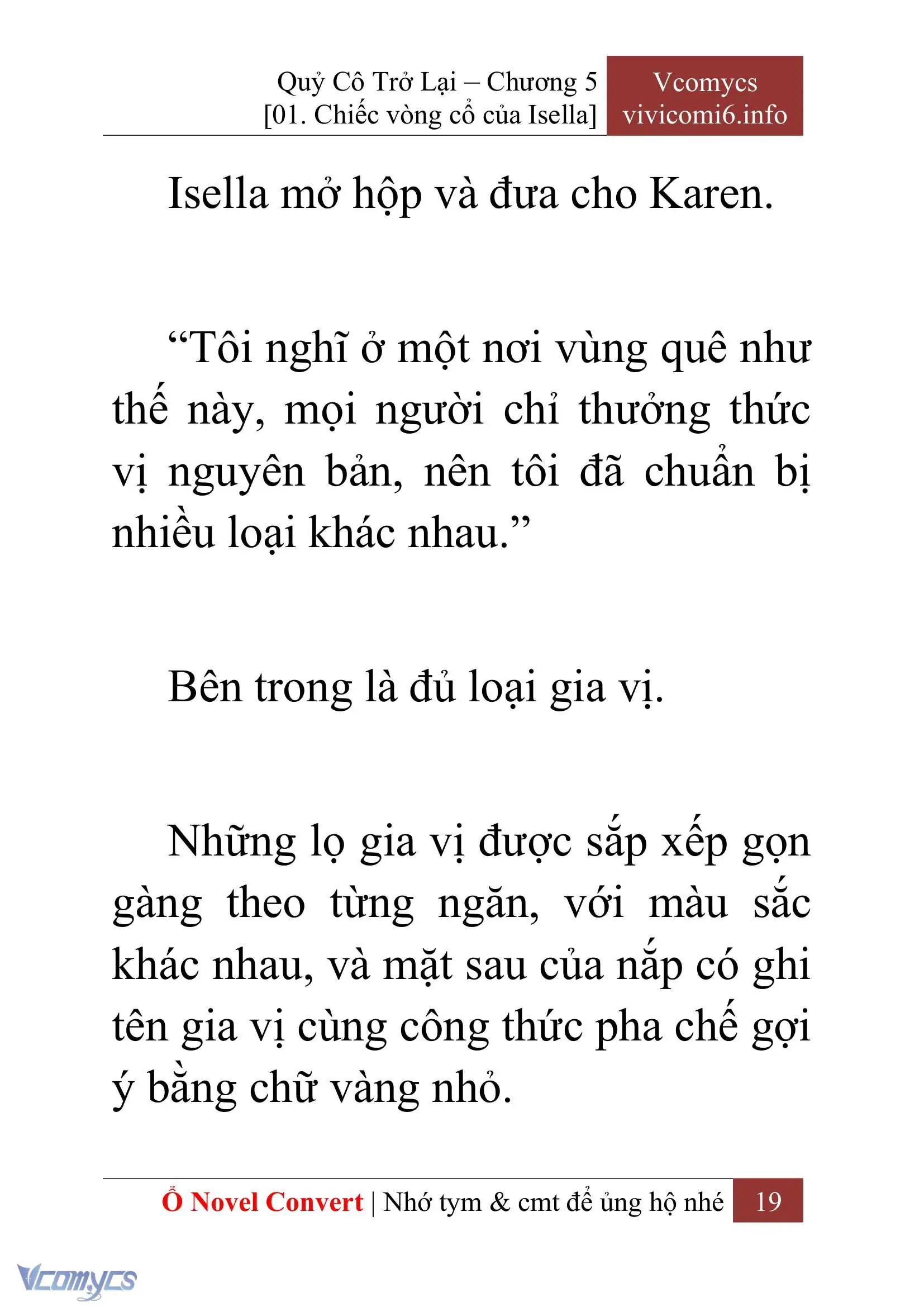 [Novel] Quý Cô Trở Lại Chapter 5 - Trang 22