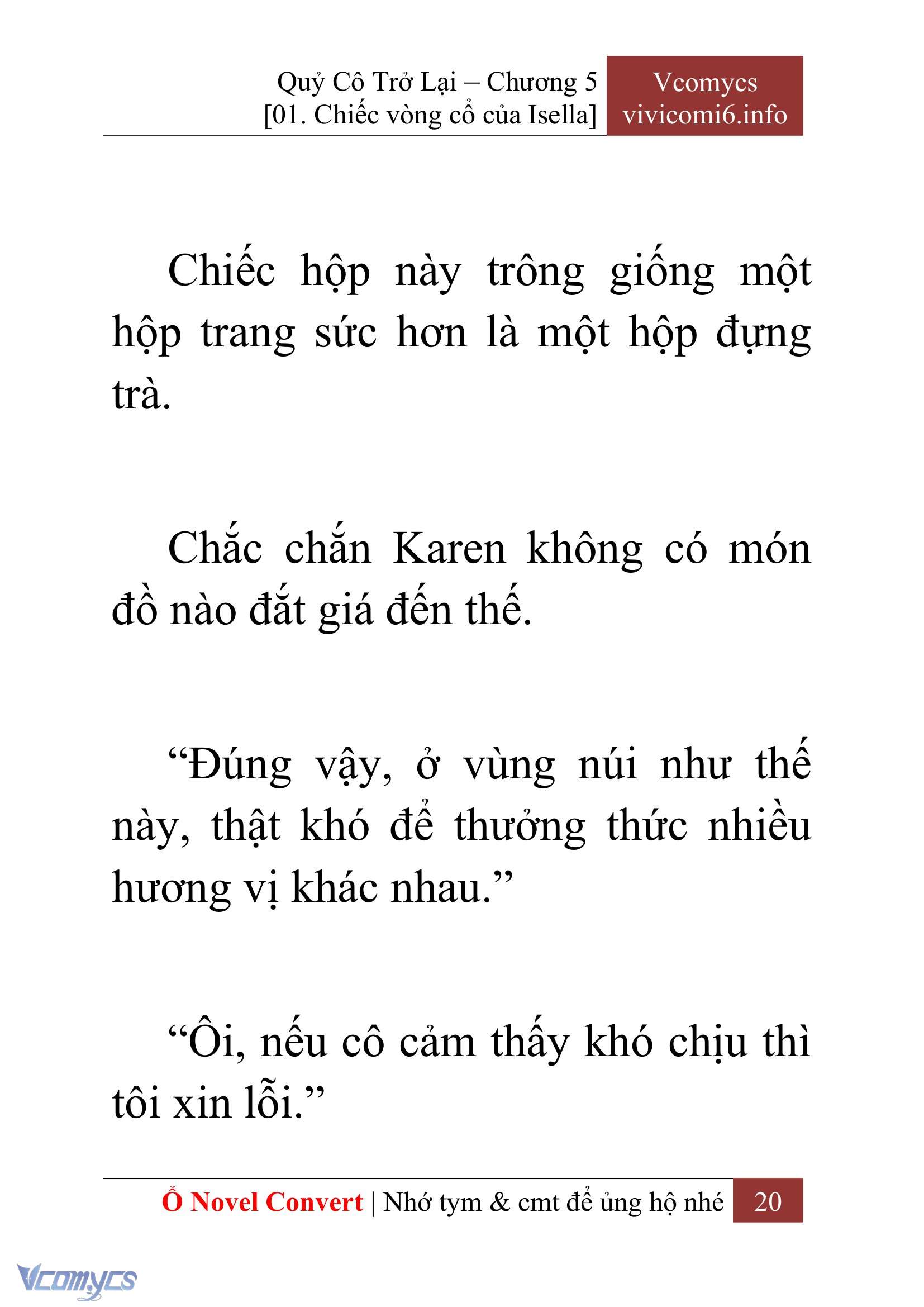 [Novel] Quý Cô Trở Lại Chapter 5 - Trang 23
