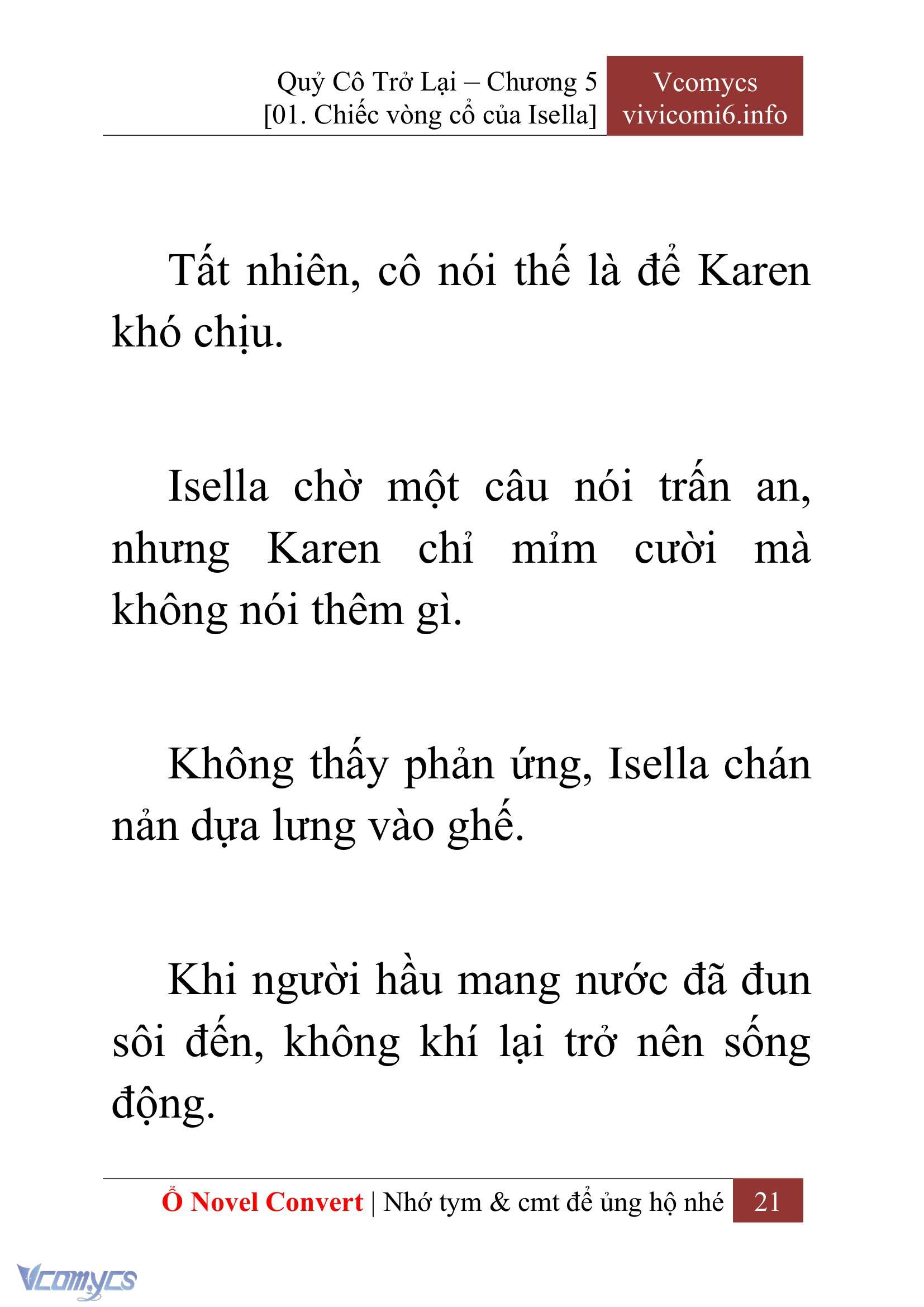 [Novel] Quý Cô Trở Lại Chapter 5 - Trang 24